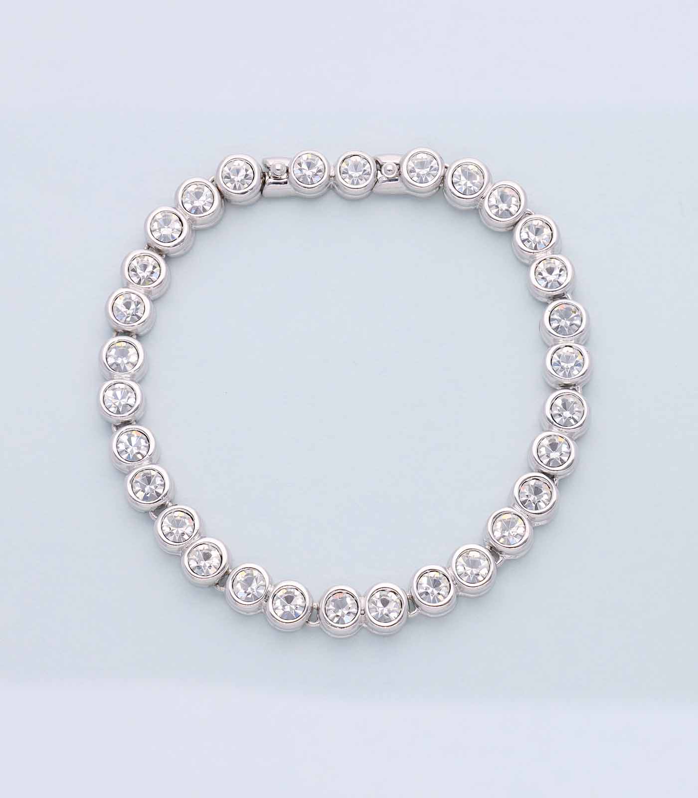 Crystal Wave Bracelet (Brass)