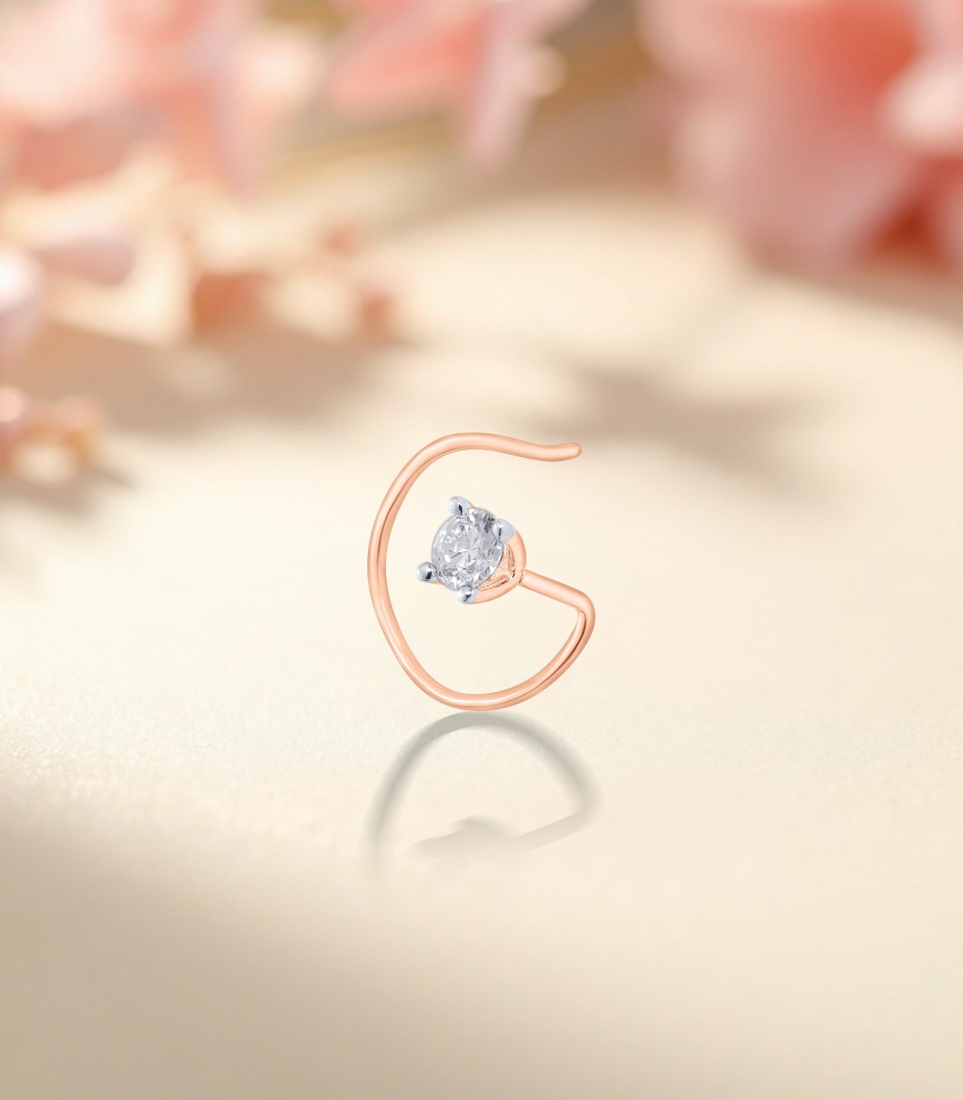 Diamond Single Orb Nosepin (Pierced)