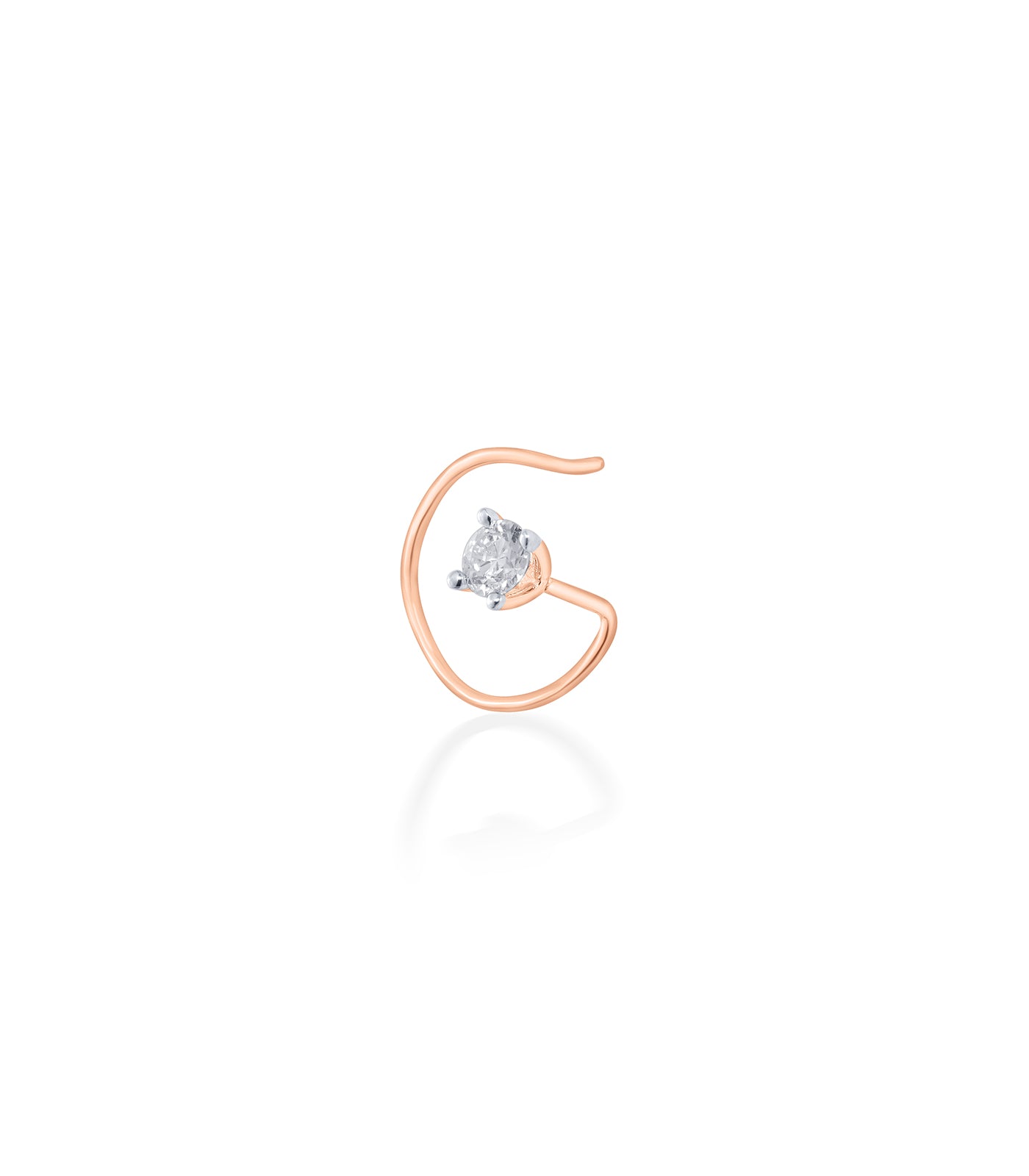 Diamond Single Orb Nosepin (Pierced)
