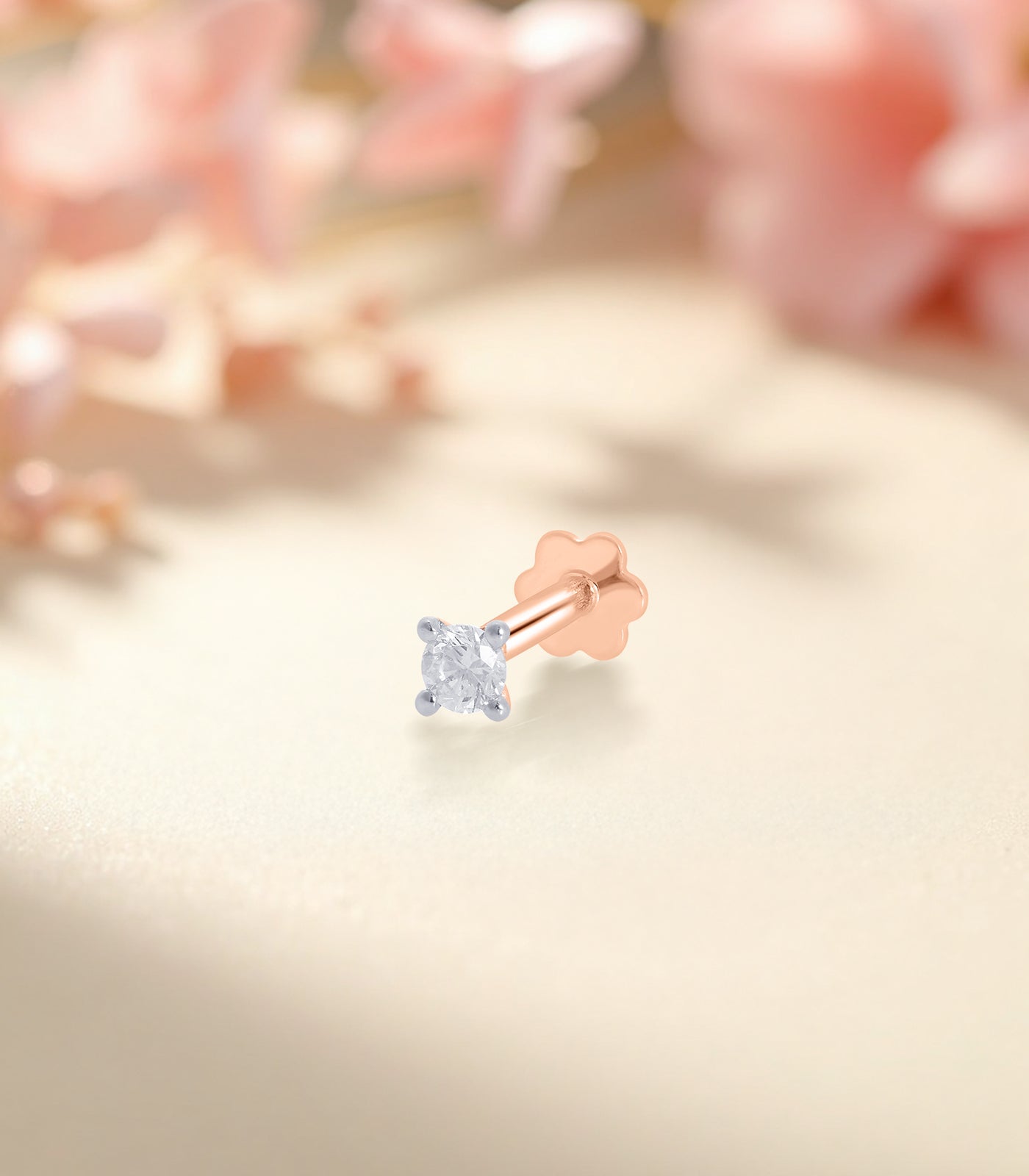 Diamond Singleton Nosepin (Screw)