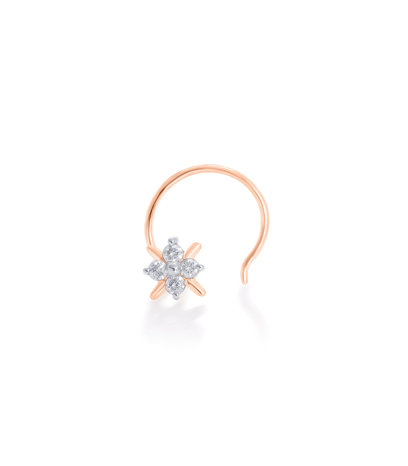 Diamond Shining Star Nosepin (Pierced)