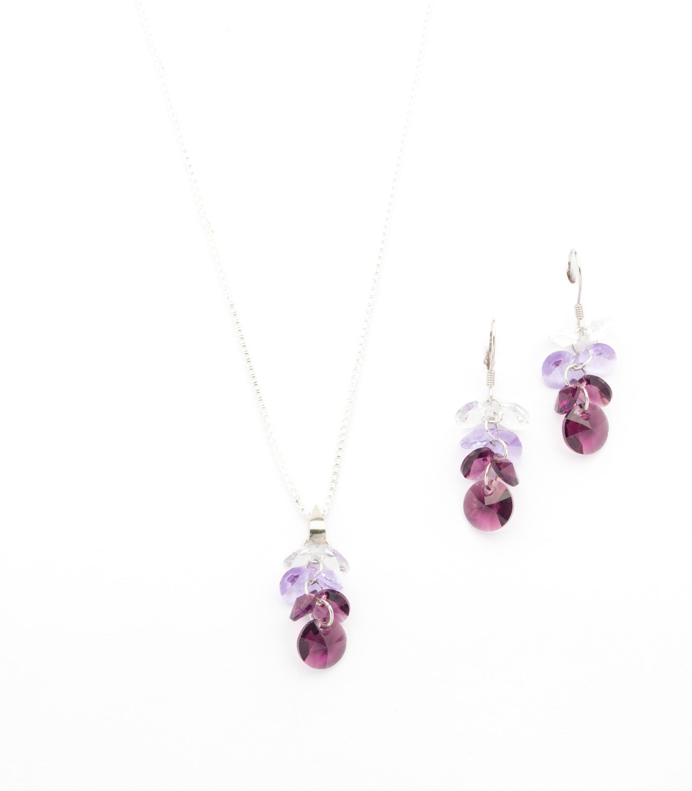 Dangling Gem Pendant (Silver)