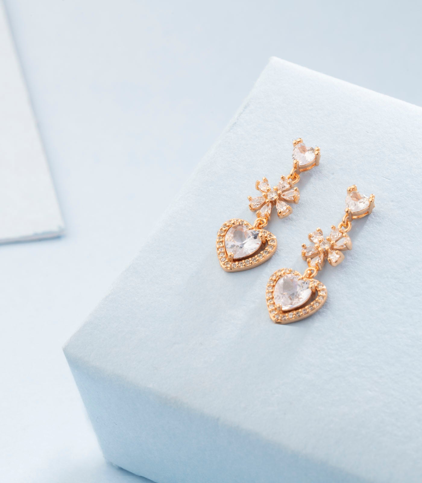 Dazzling Pine earrings (Brass)