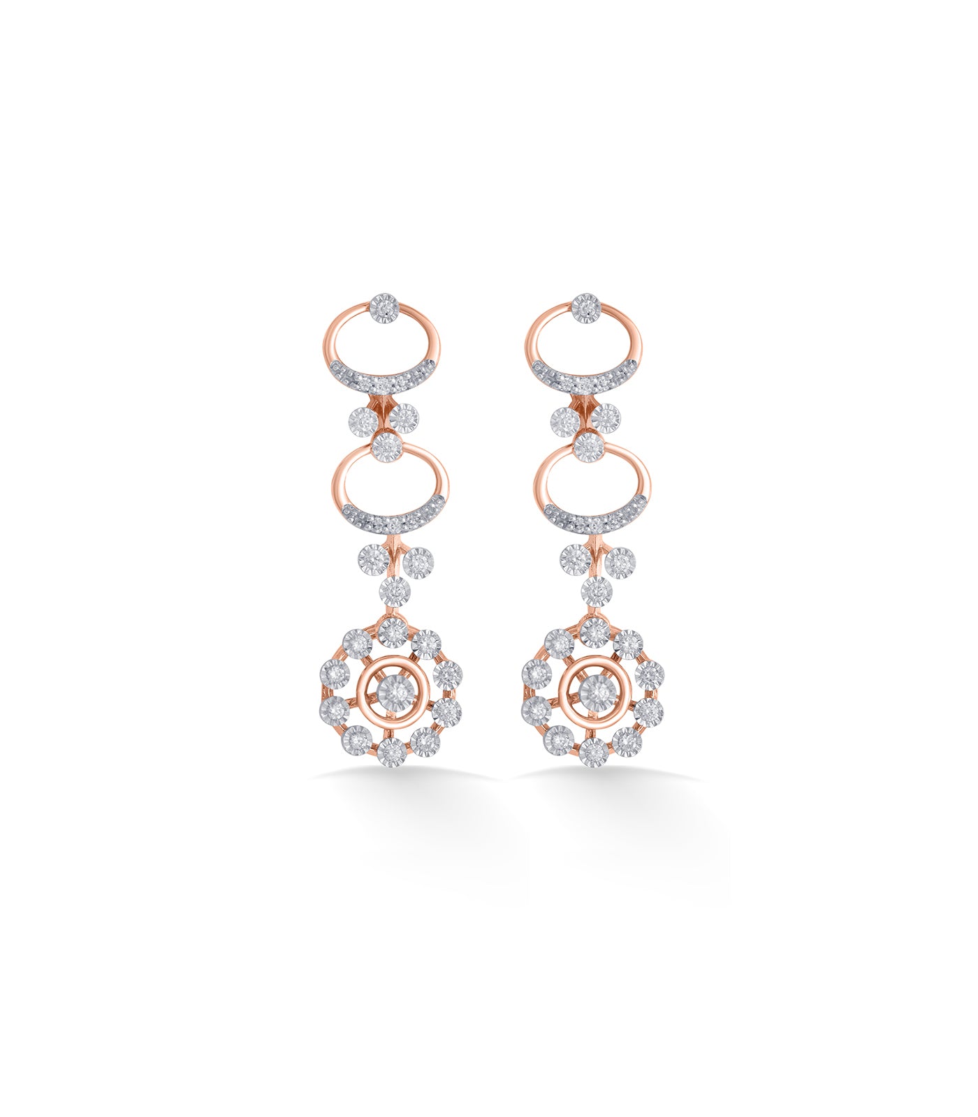 Diamond Floral Bliss Earrings