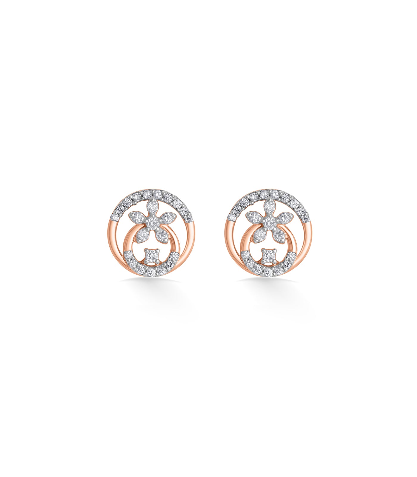 Diamond Dual Floral Ring Tops
