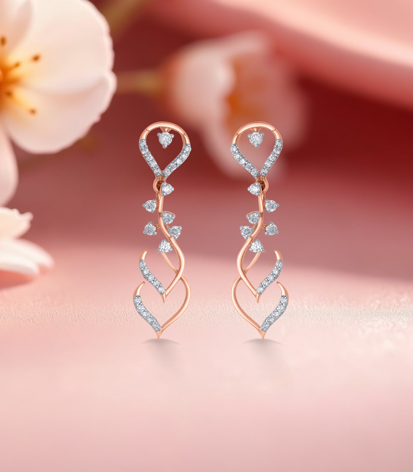 Diamond Stream Of Swirls Tops