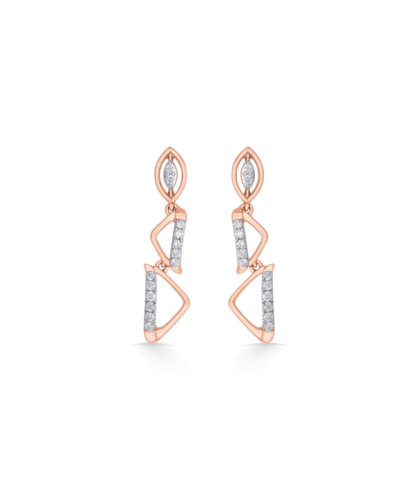 Diamond Contemporary Earrings