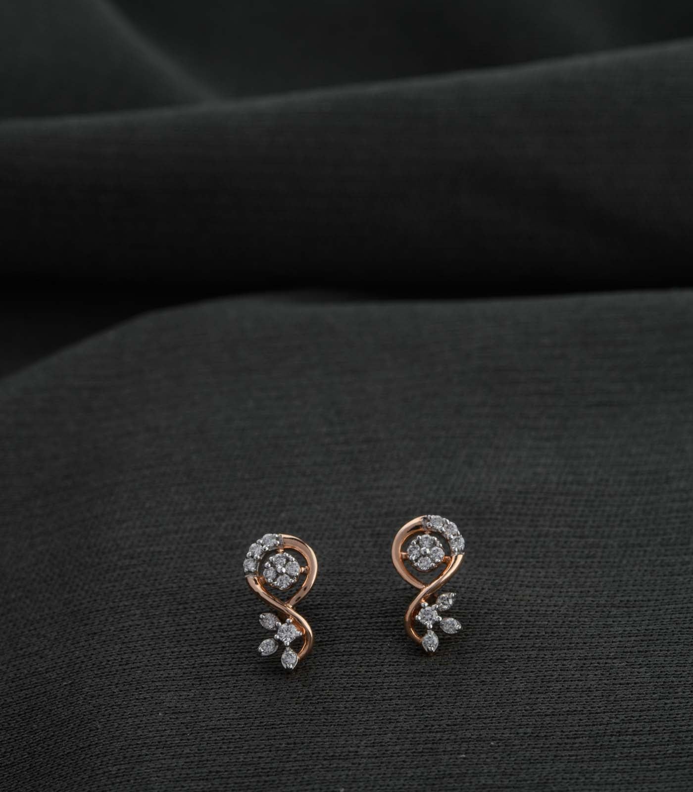 Diamond Saffron Sunrise Earrings