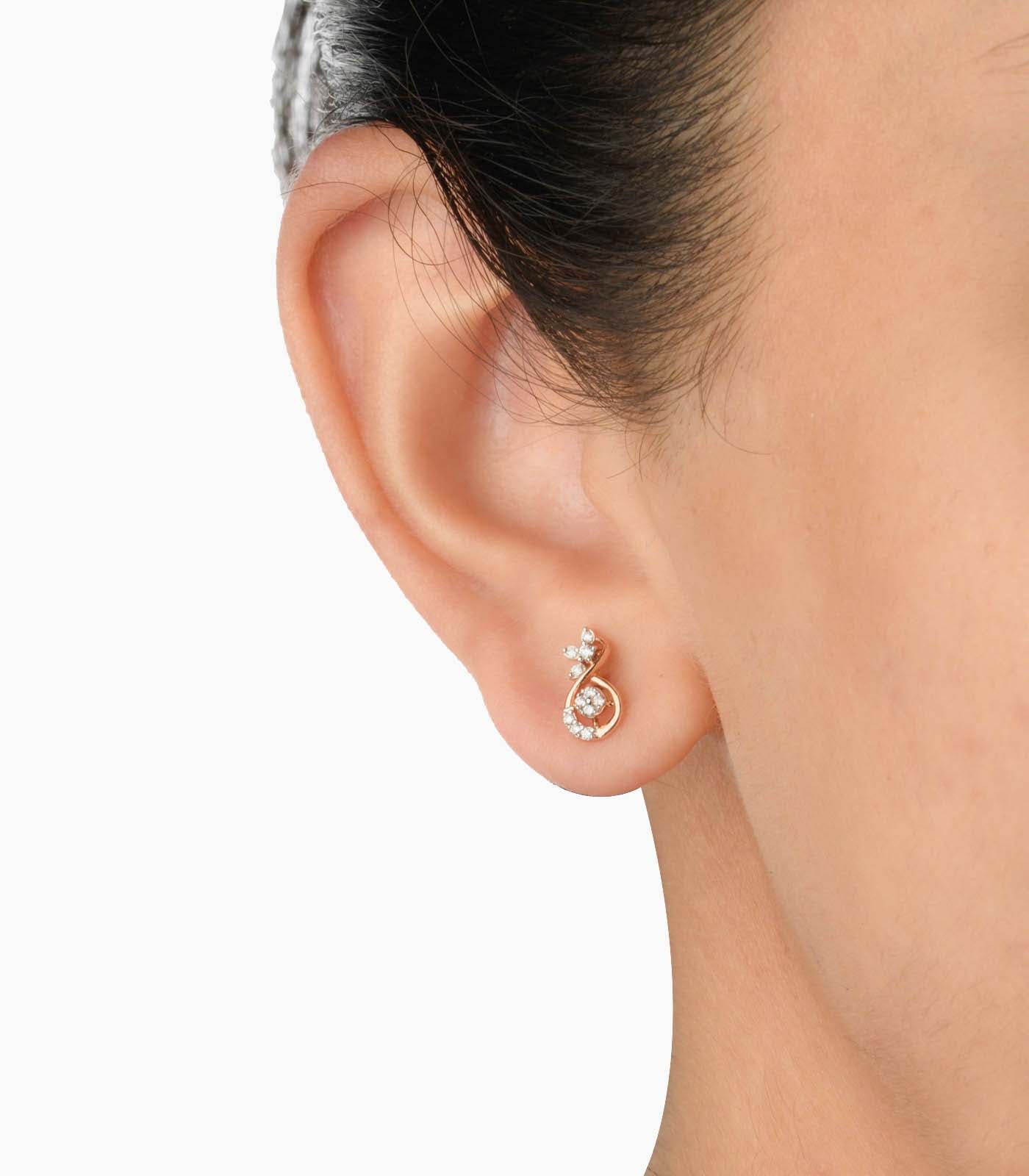 Diamond Saffron Sunrise Earrings