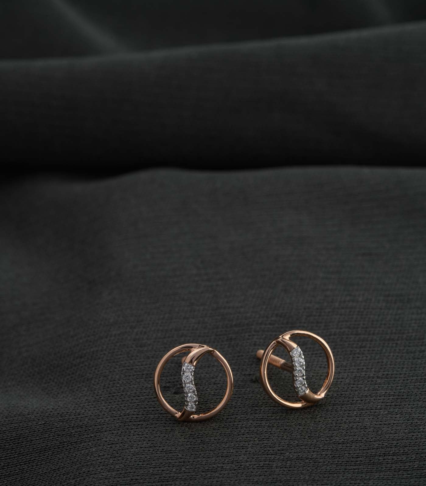 Diamond Serenity Swirls Earrings