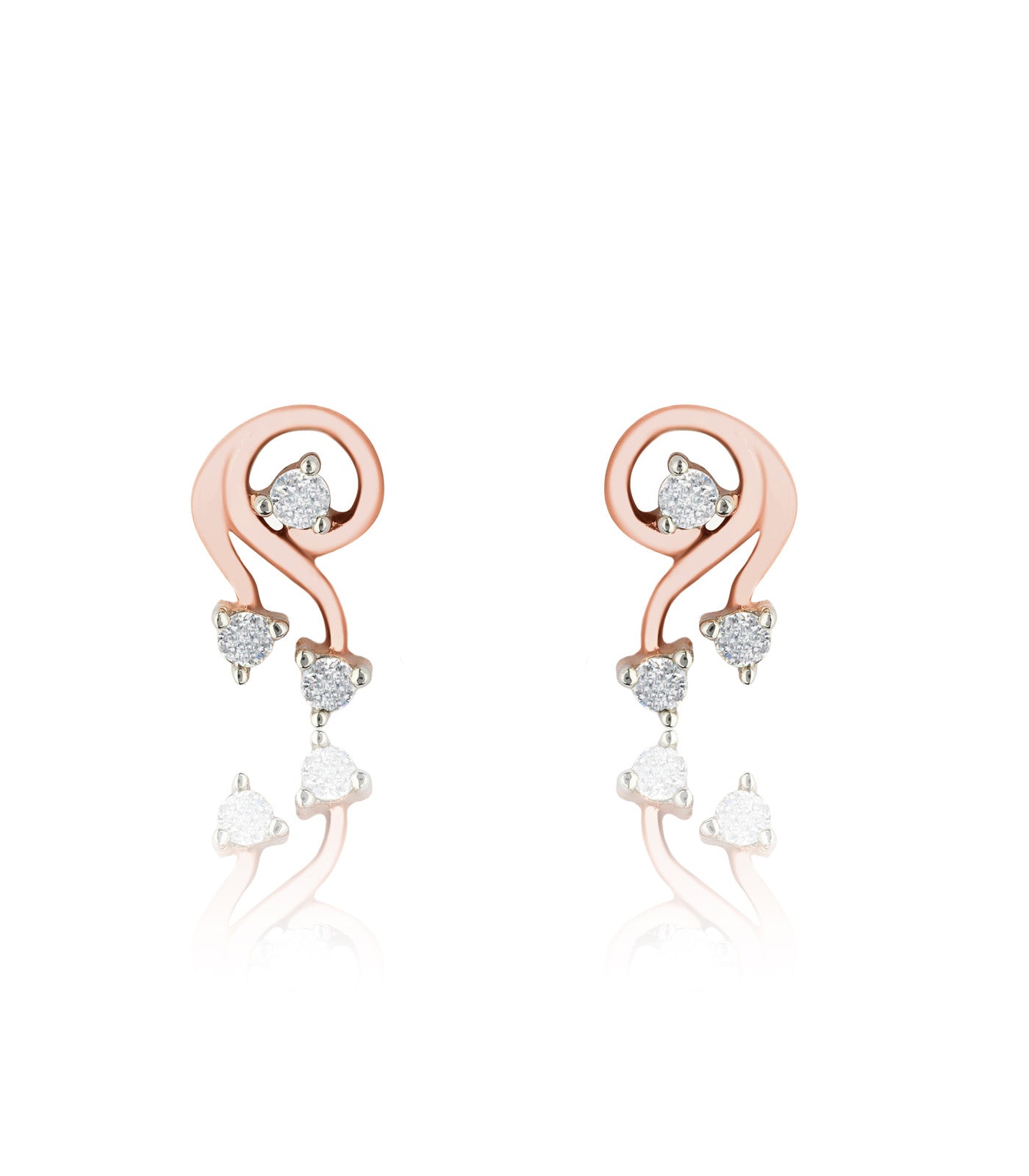 Diamond Ivy Drops Earrings
