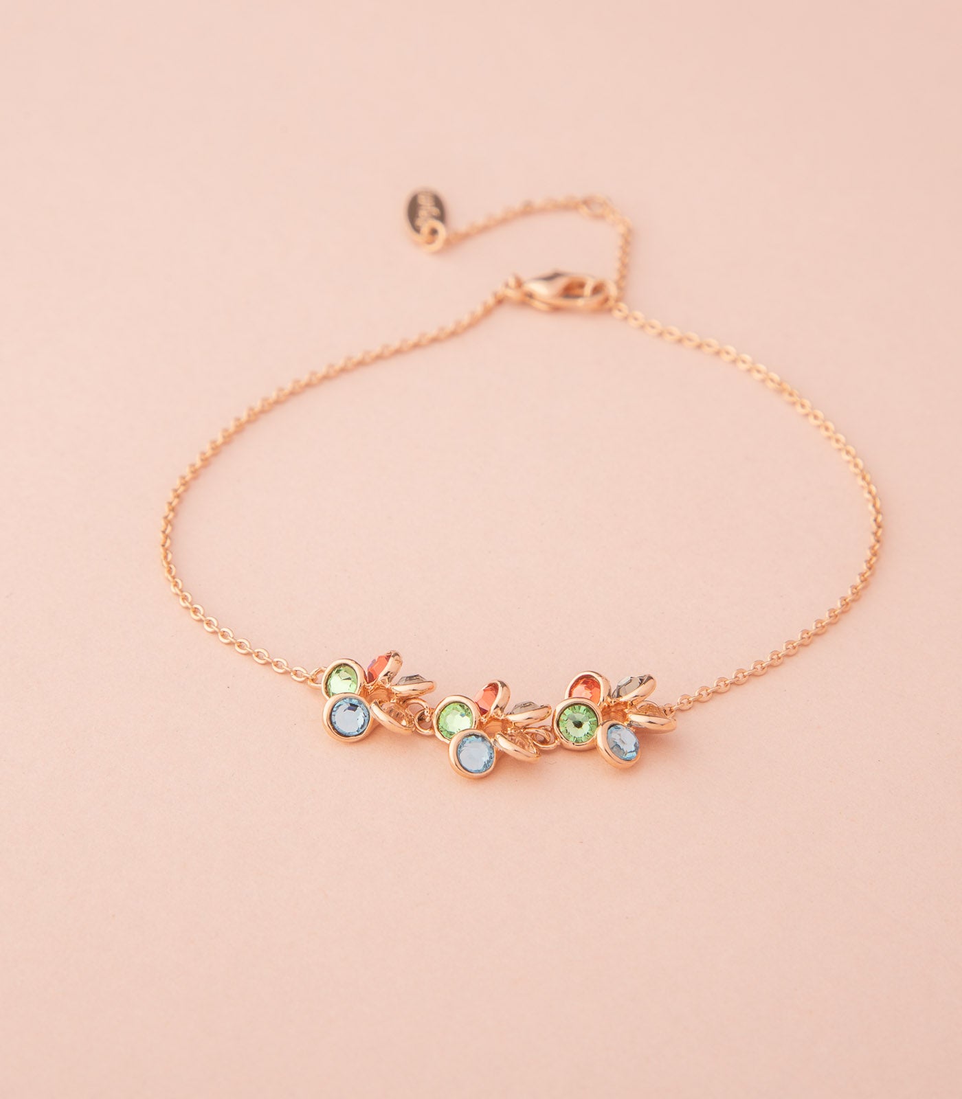 Embellished Garland Bracelet (Brass)