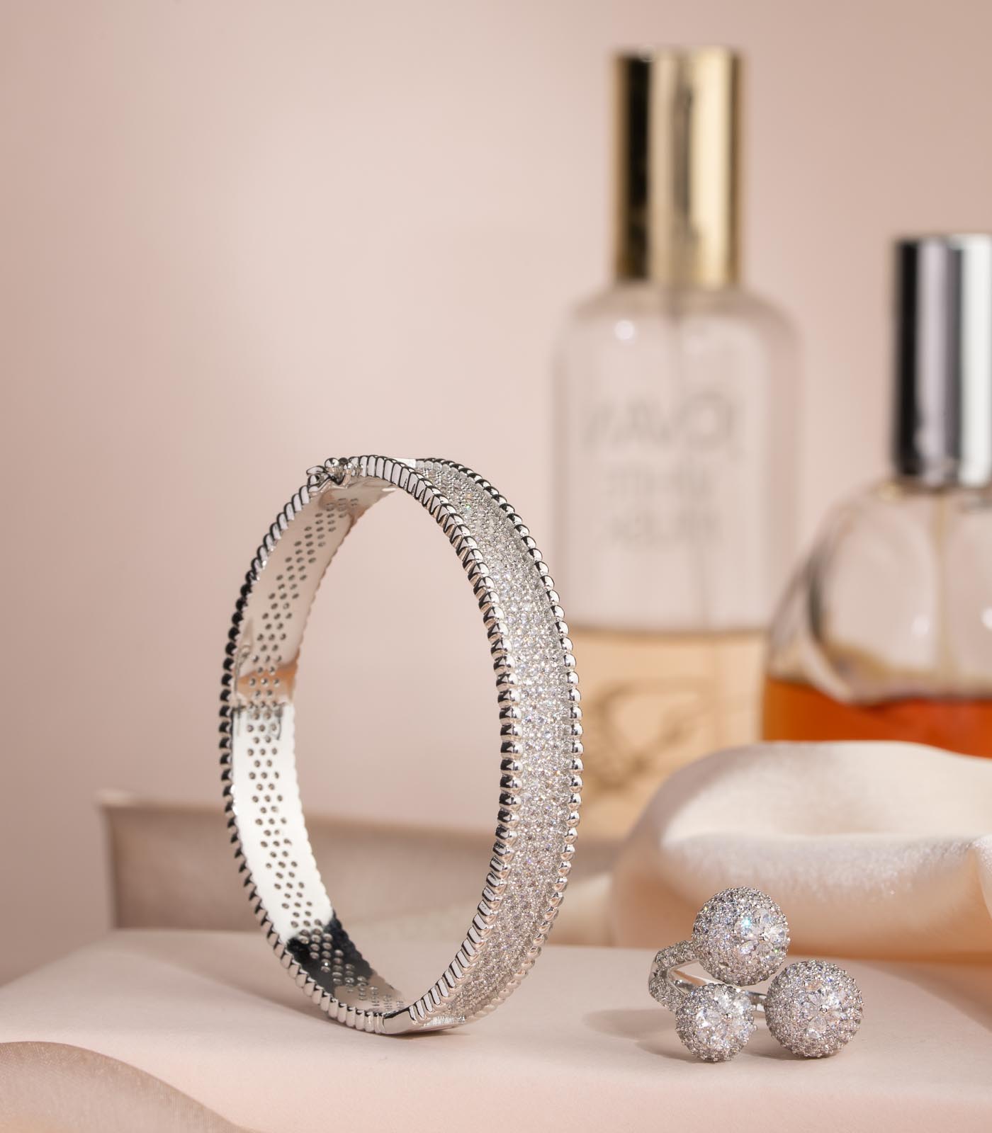 Enchanted Crystals Bracelet (Brass)
