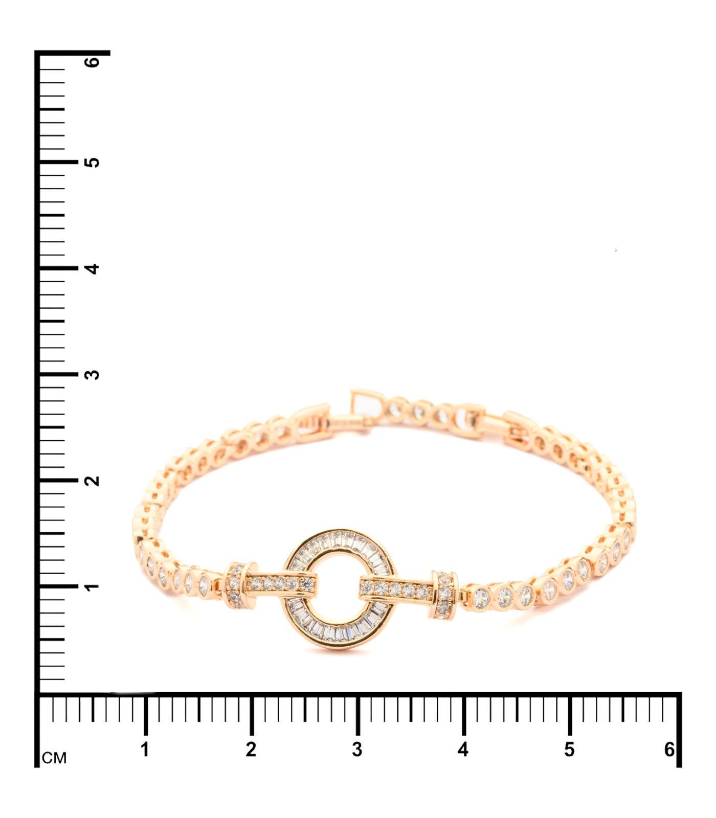 Exquisite Golden Circle Bracelet (Brass)