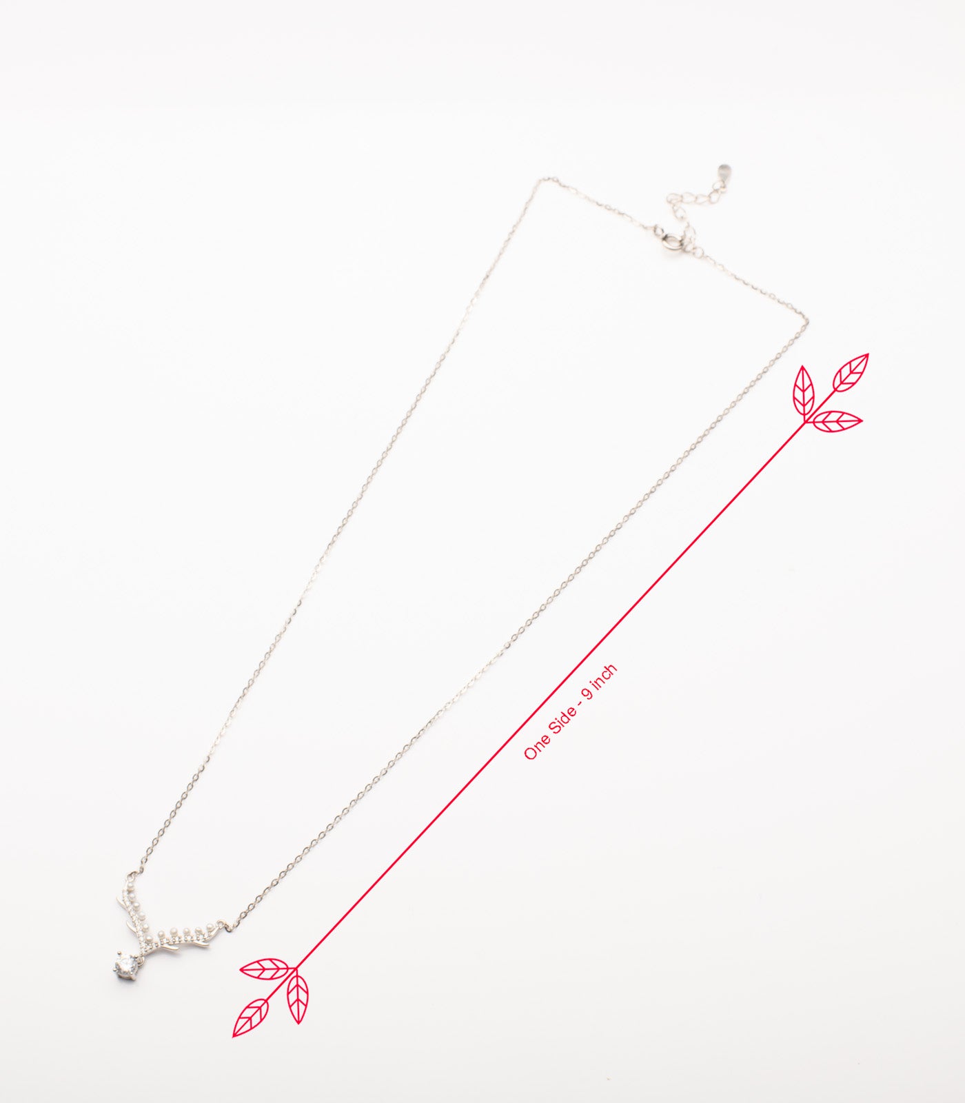 The Elegance Queen Necklace (Silver)
