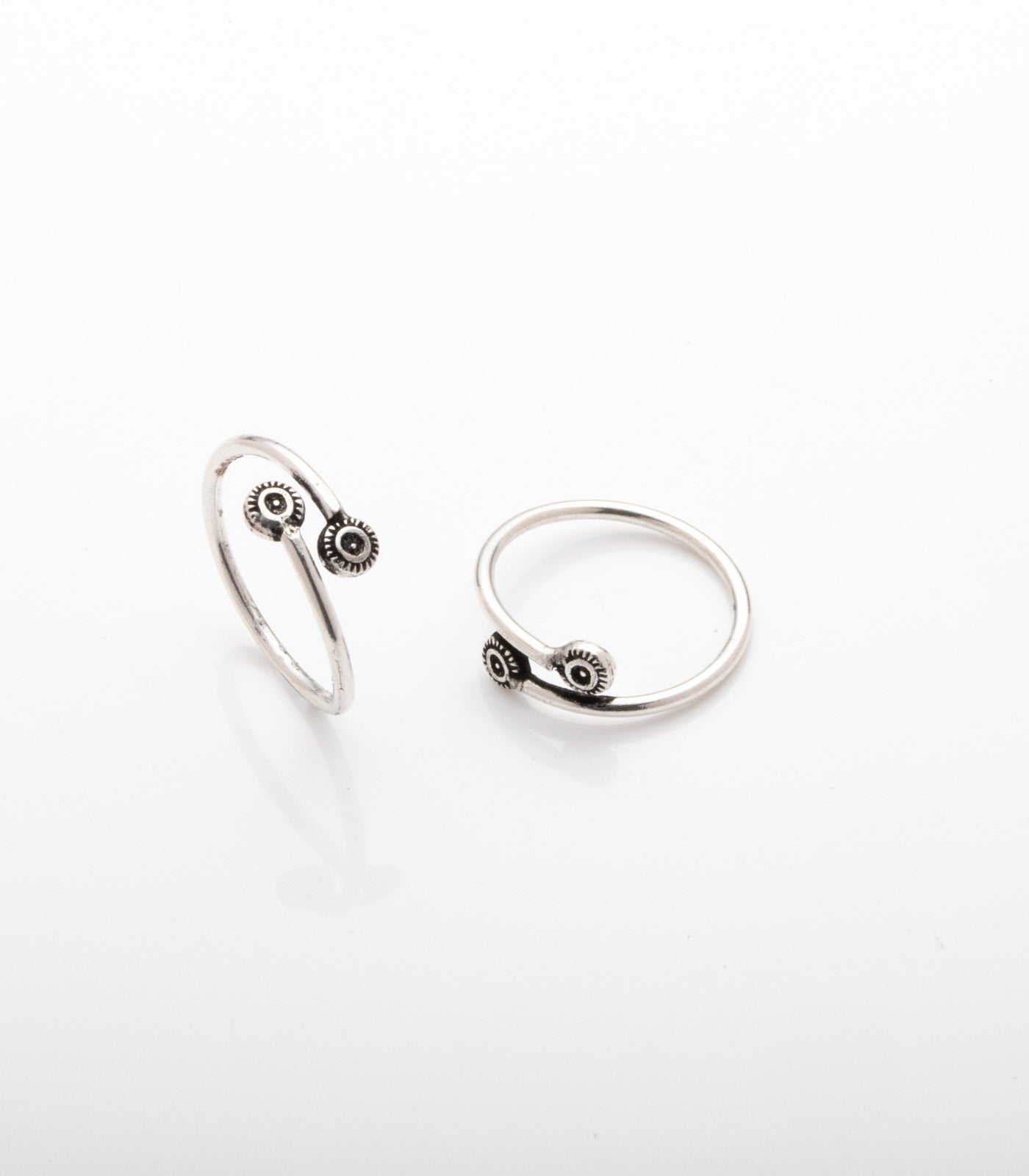 Fancy Toe Rings (Silver)