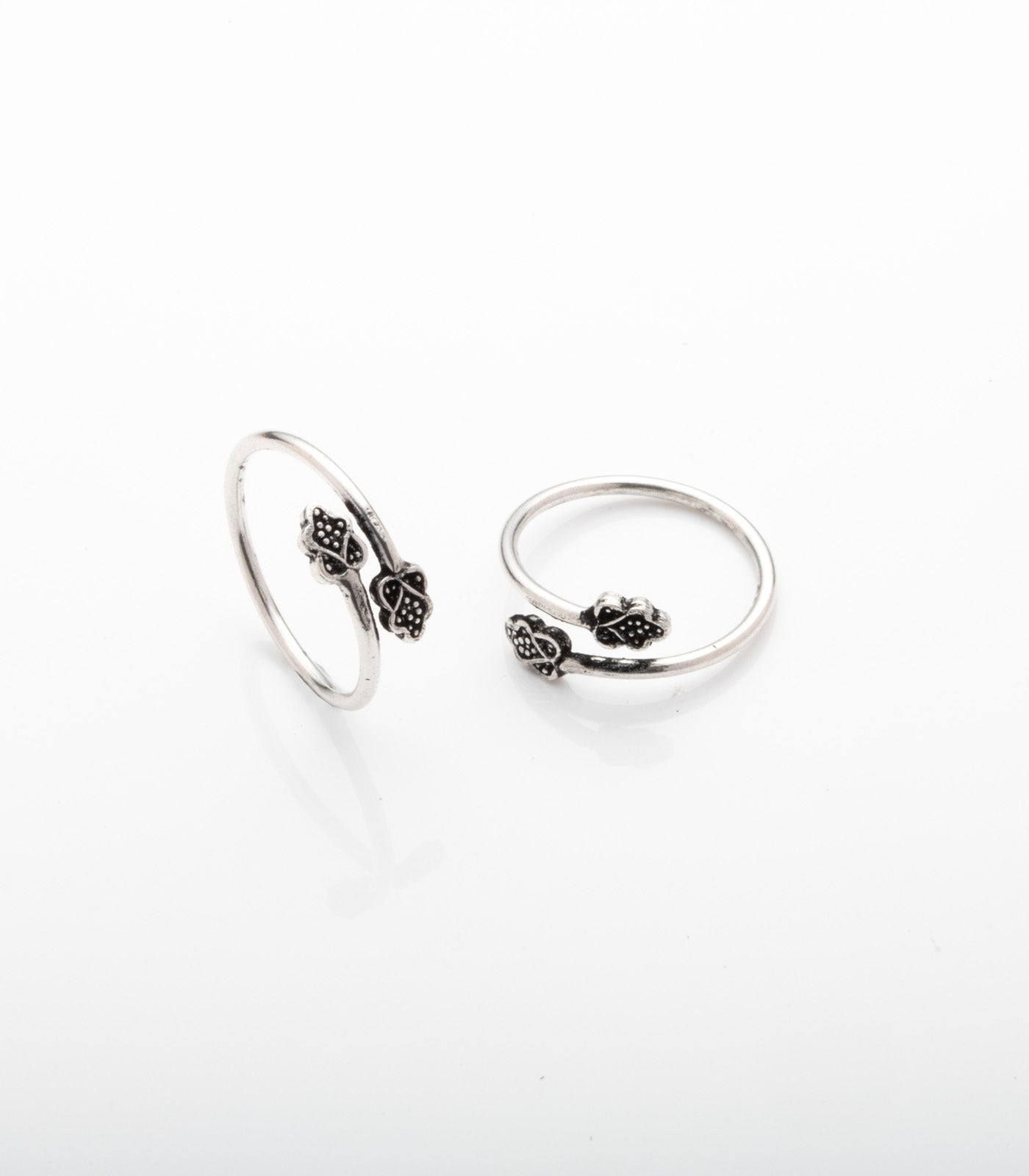 Fancy Toe Rings (Silver)