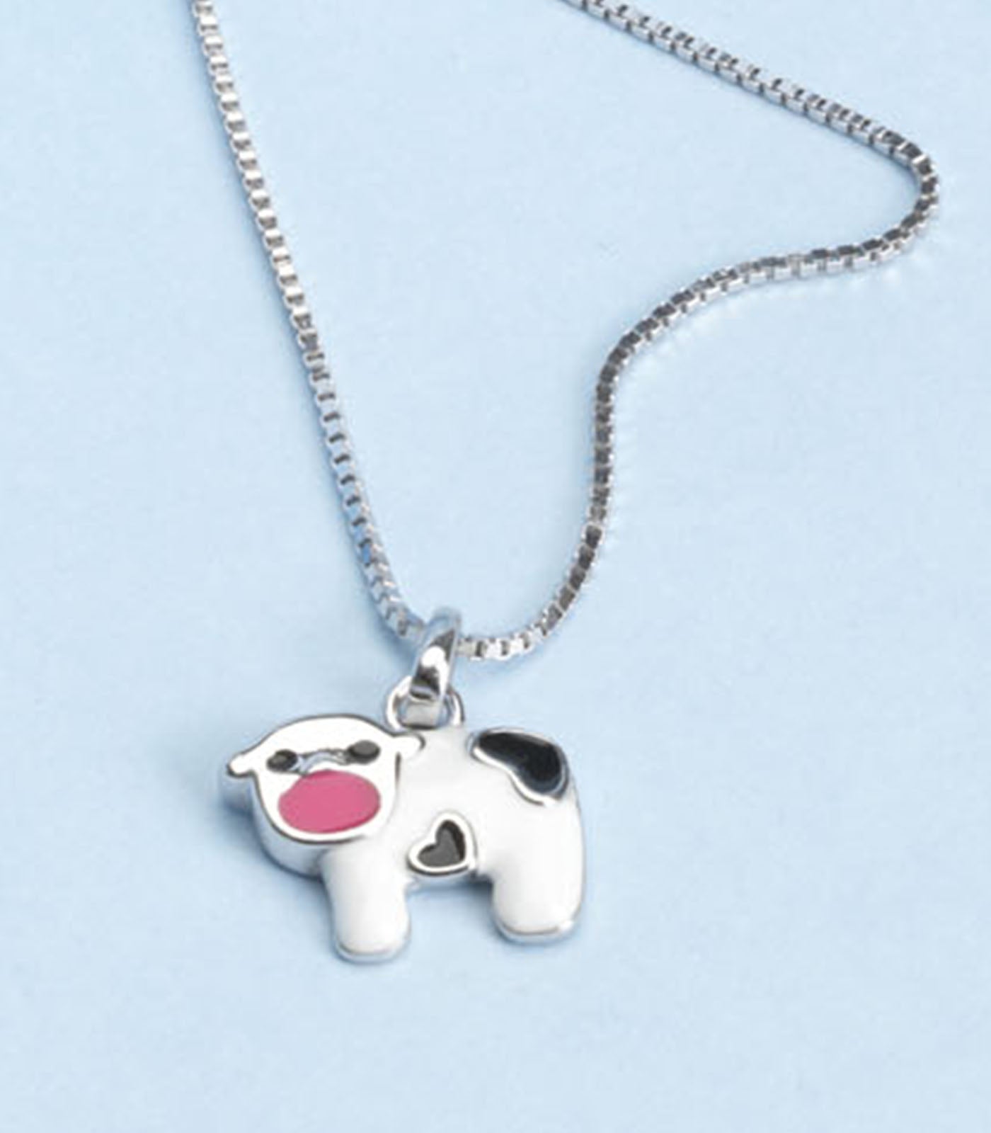 Cow Necklace (Silver)