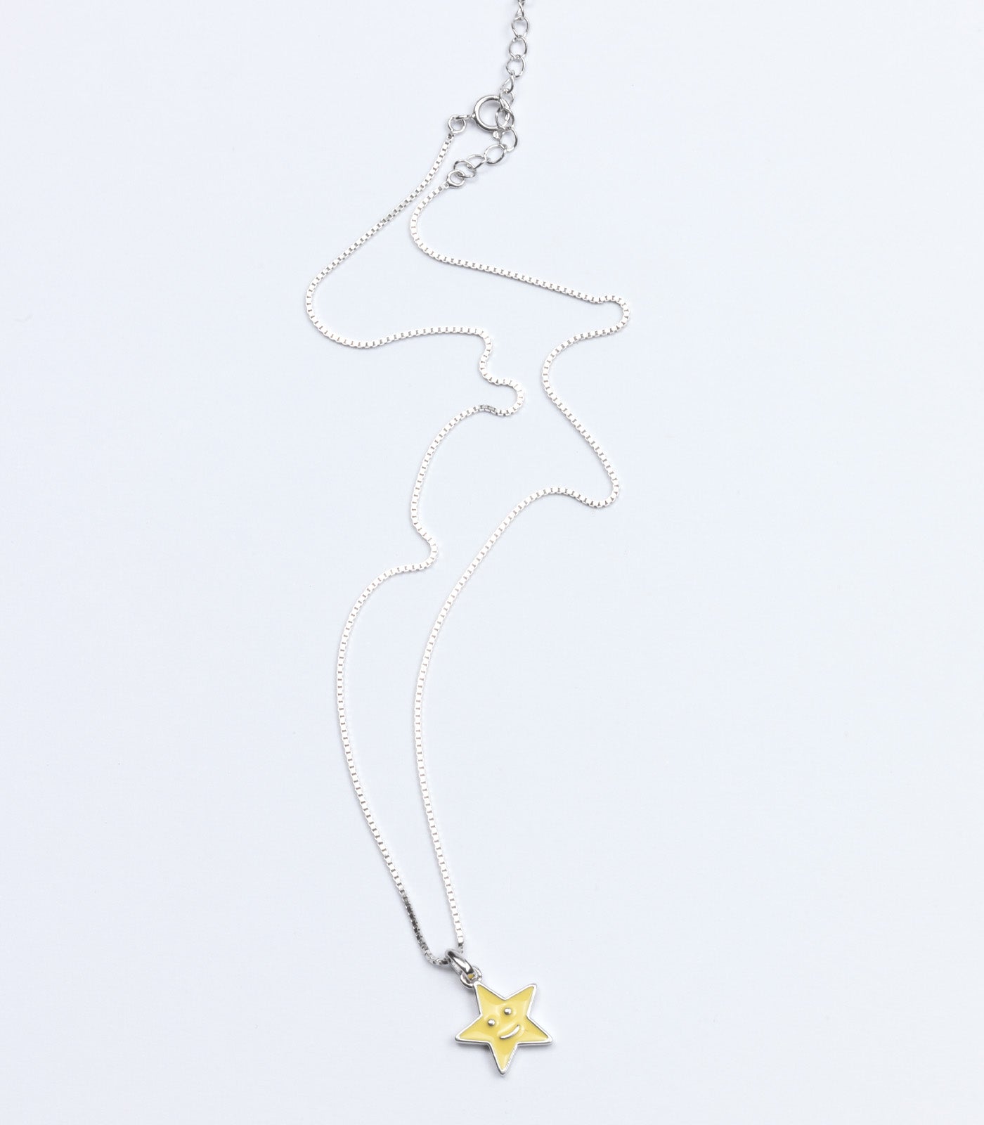 Yellow Star Necklace (Silver)
