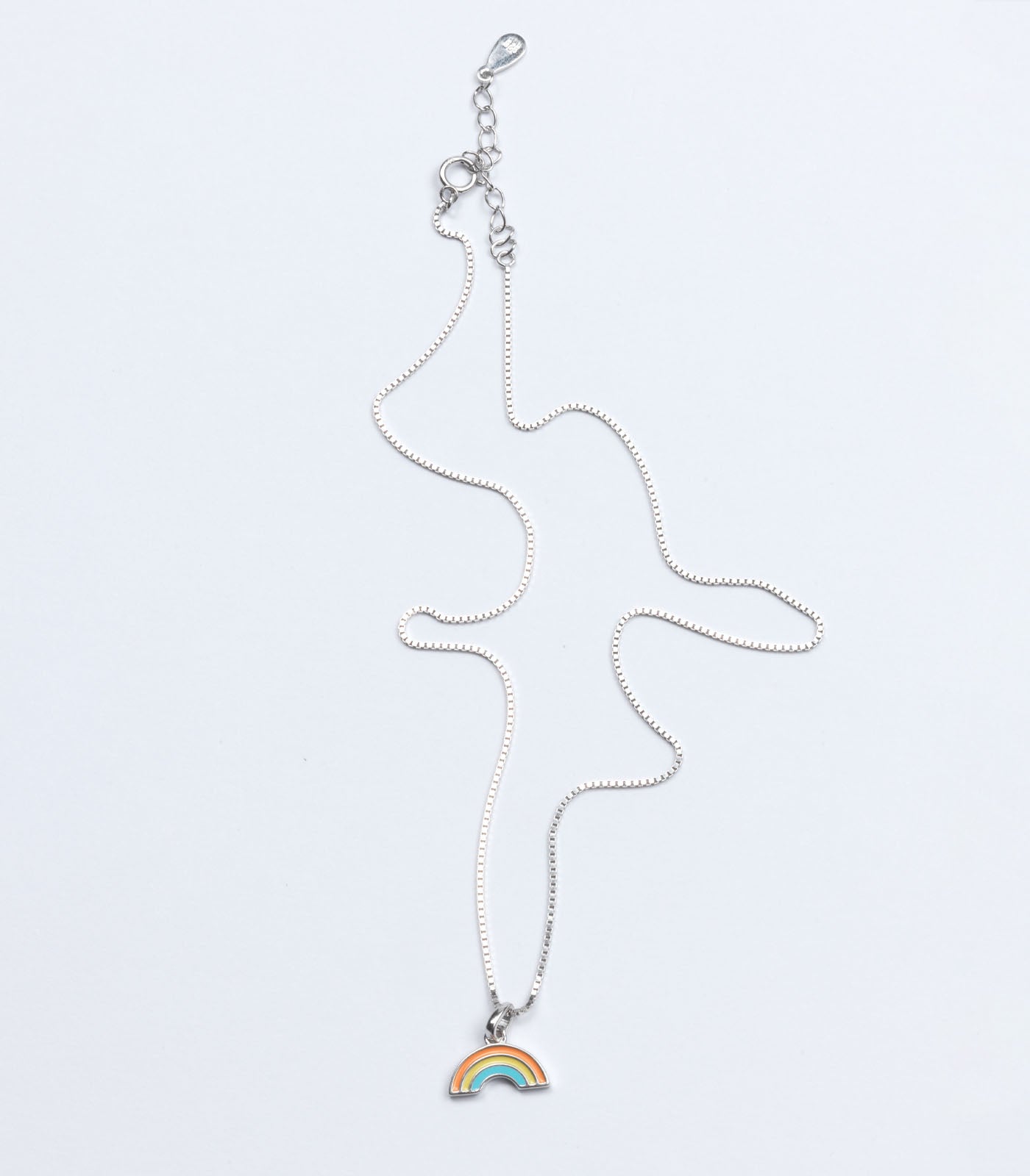 Rainbow Necklace (Silver)
