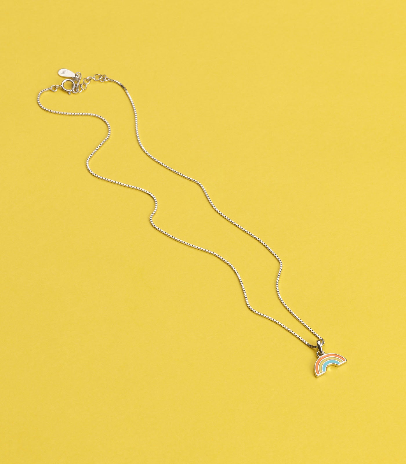 Rainbow Necklace (Silver)