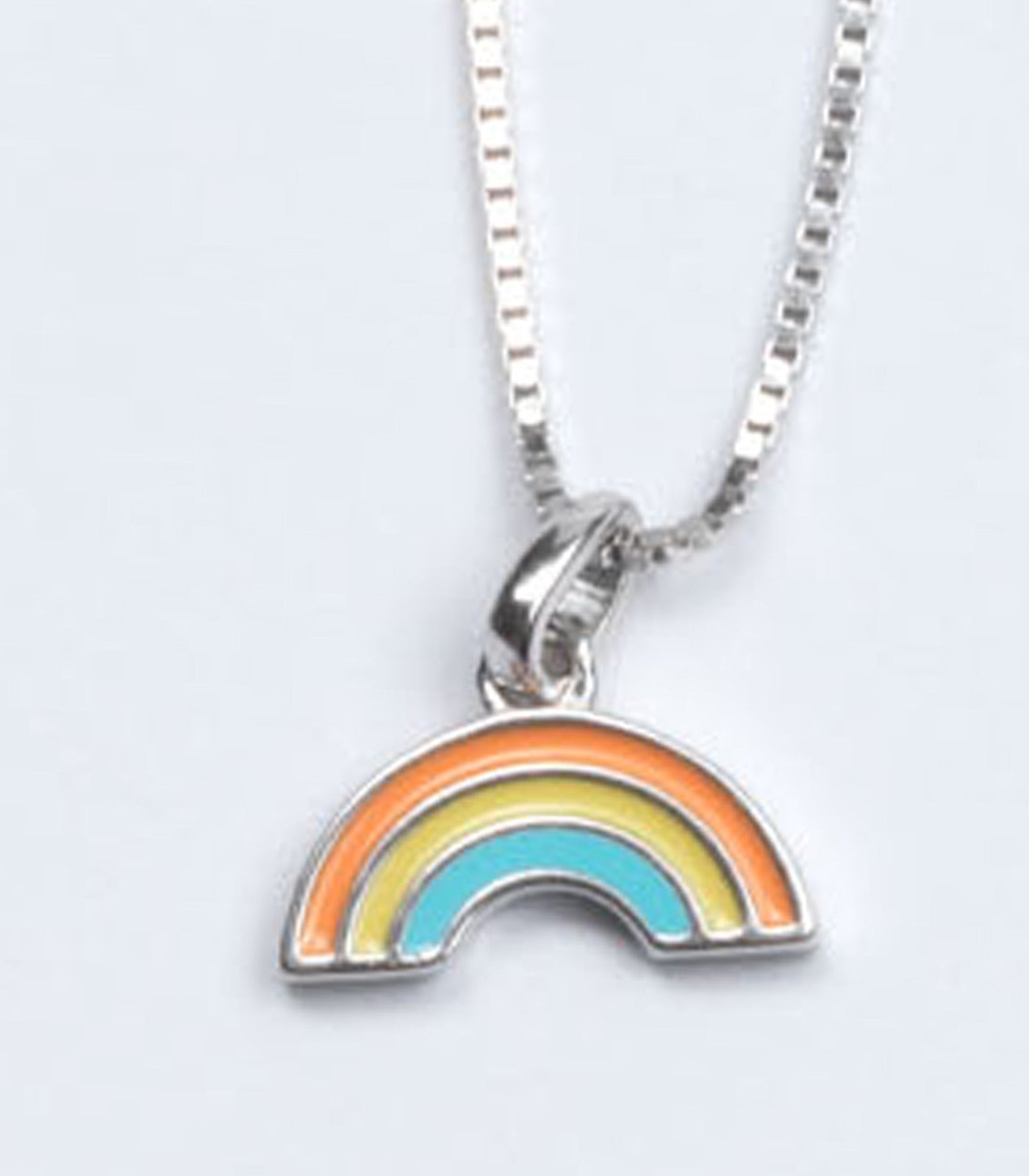 Rainbow Necklace (Silver)