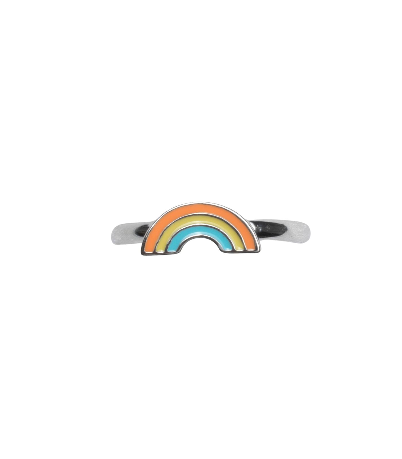 Rainbow Finger Ring (Silver)