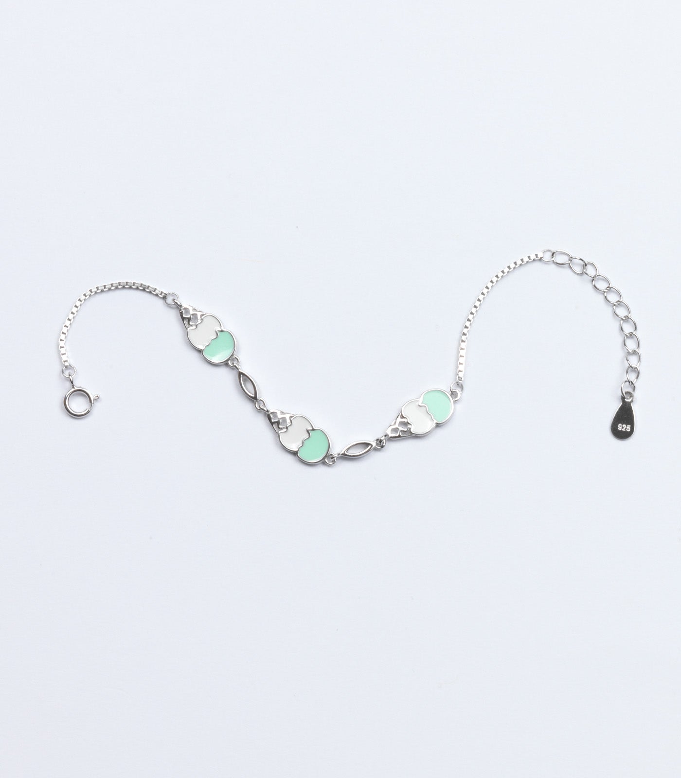 Double Scoop Bracelet (Silver)