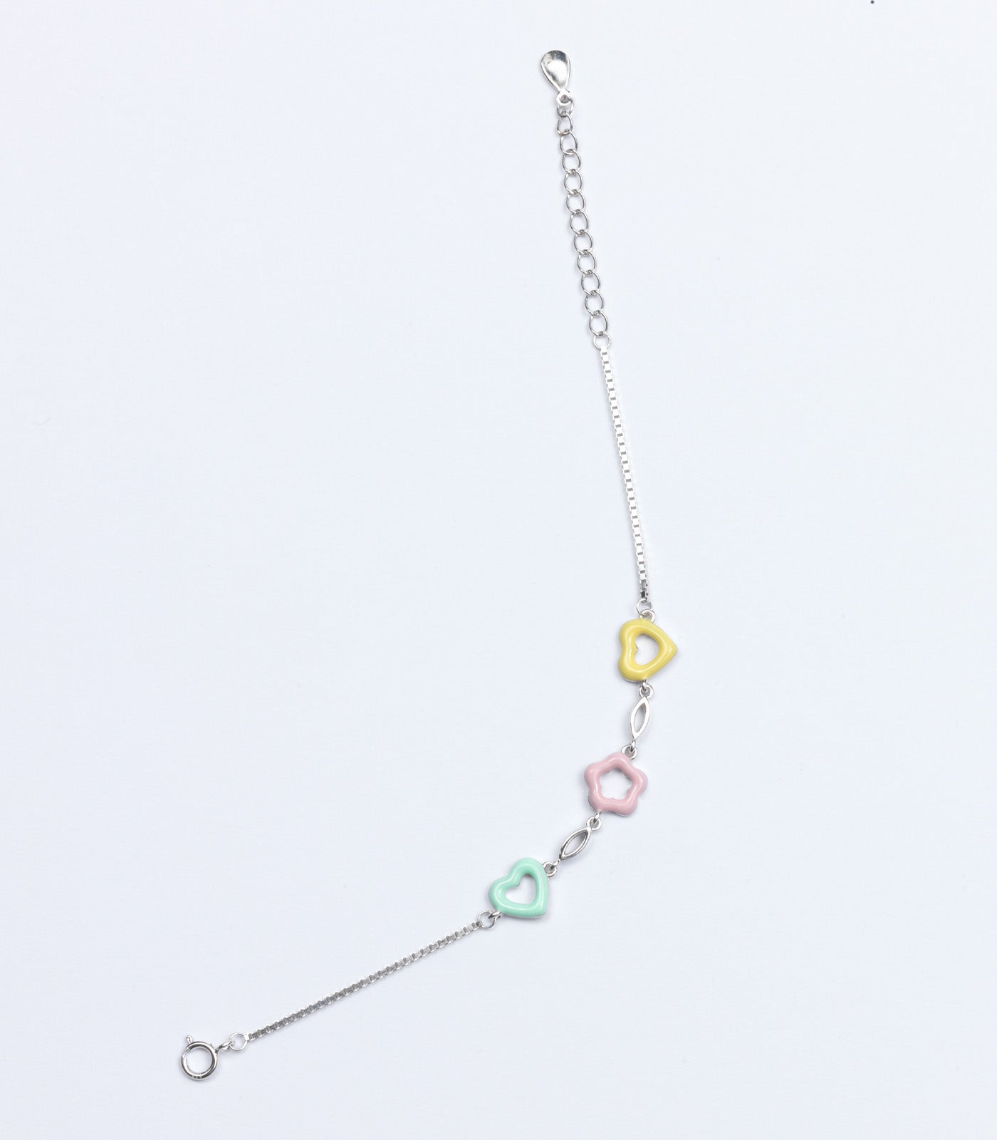 Pestal Flower Bracelet (Silver)