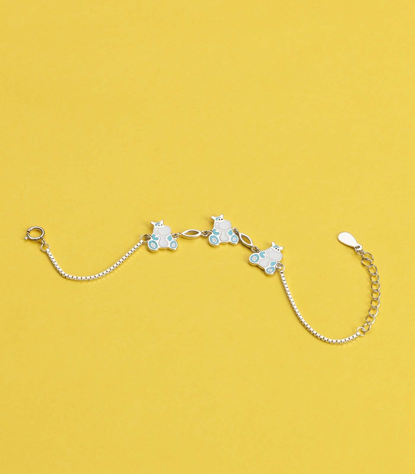 Hippo Bracelet (Silver)