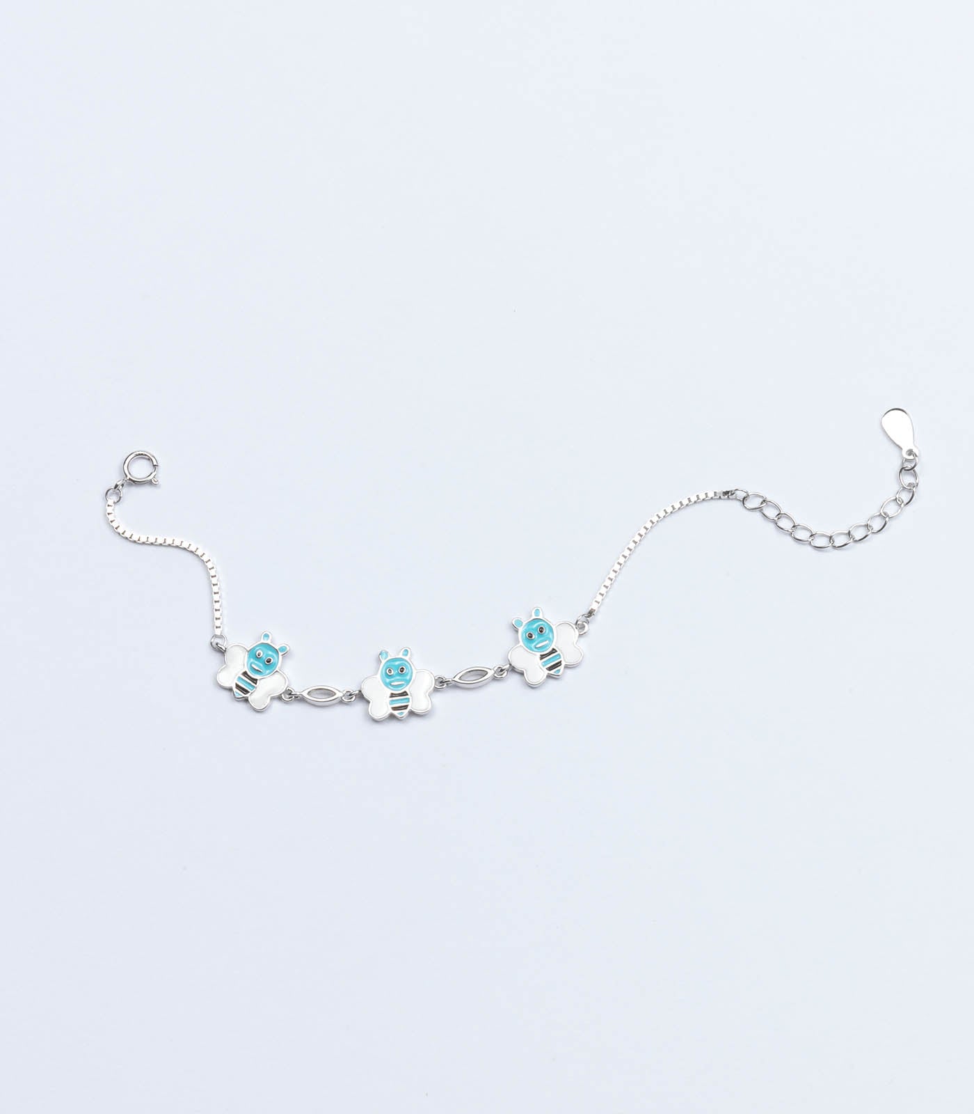 Cute Bee Bracelet (Silver)