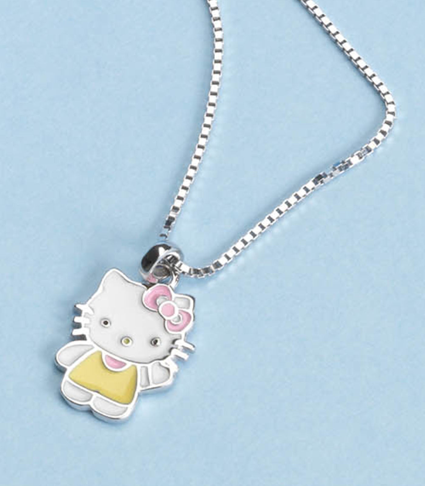 Hello Kitty Necklace (Silver)