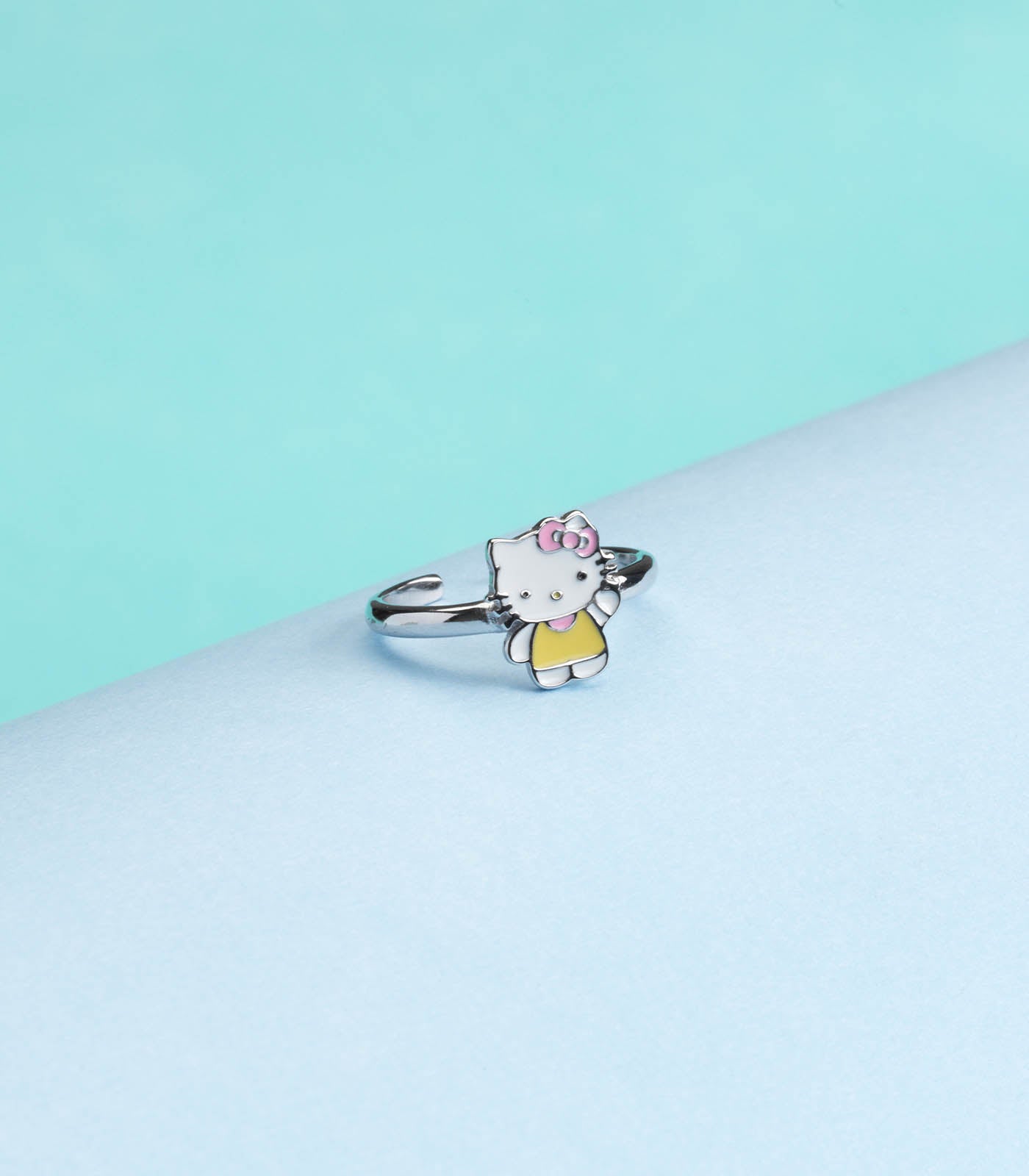 Hello Kitty Finger Ring (Silver)