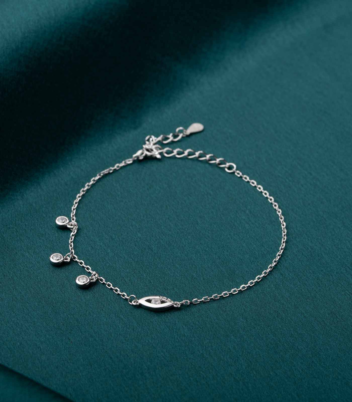 Eye-charm Bracelet (Silver)