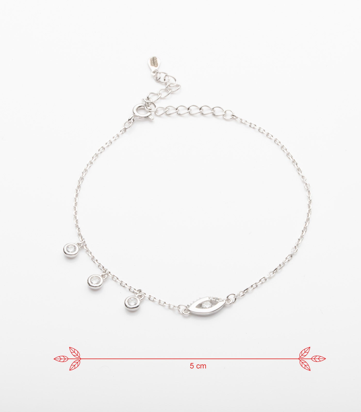 Eye-charm Bracelet (Silver)