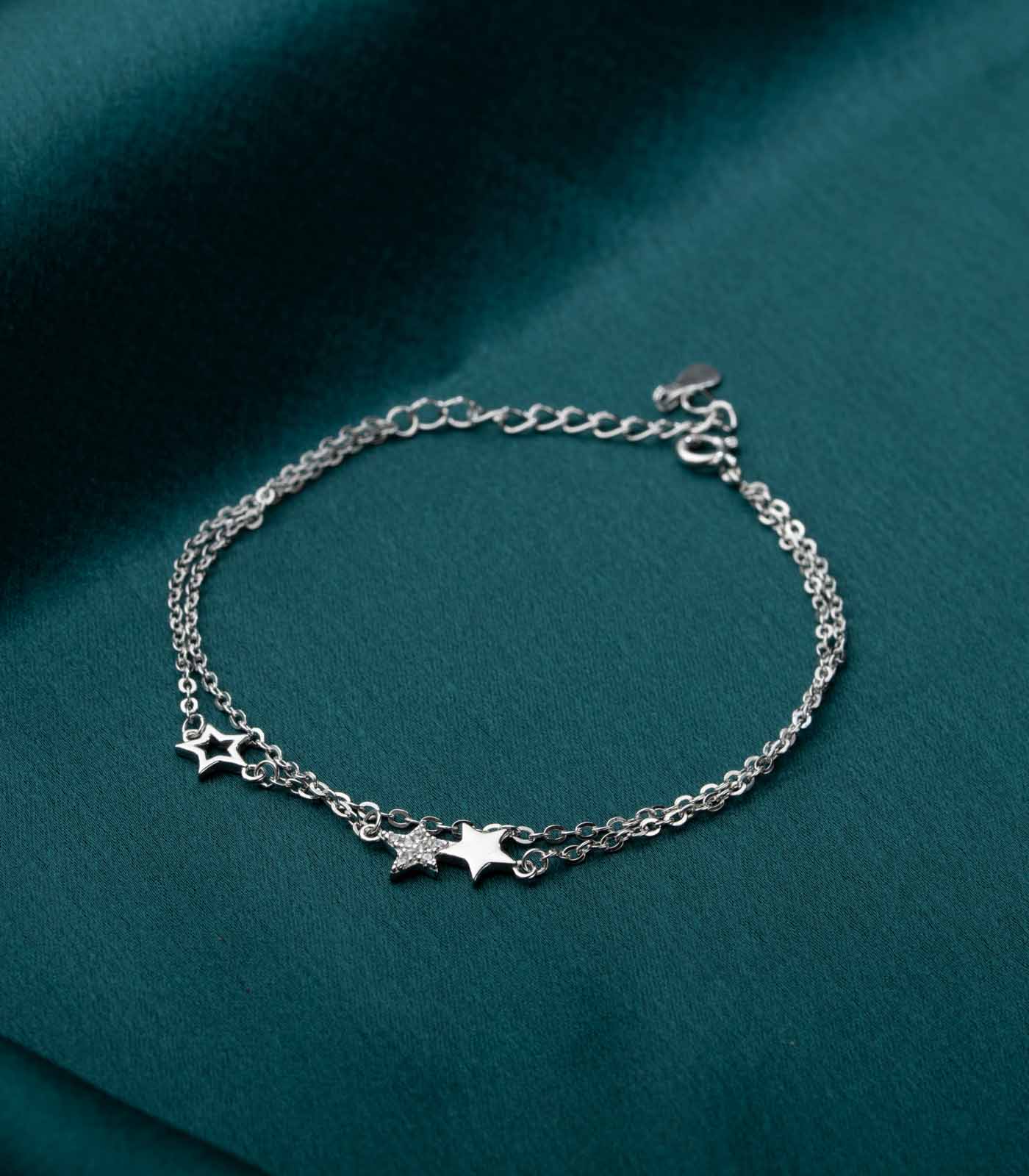 Star Charm Bracelet (Silver)