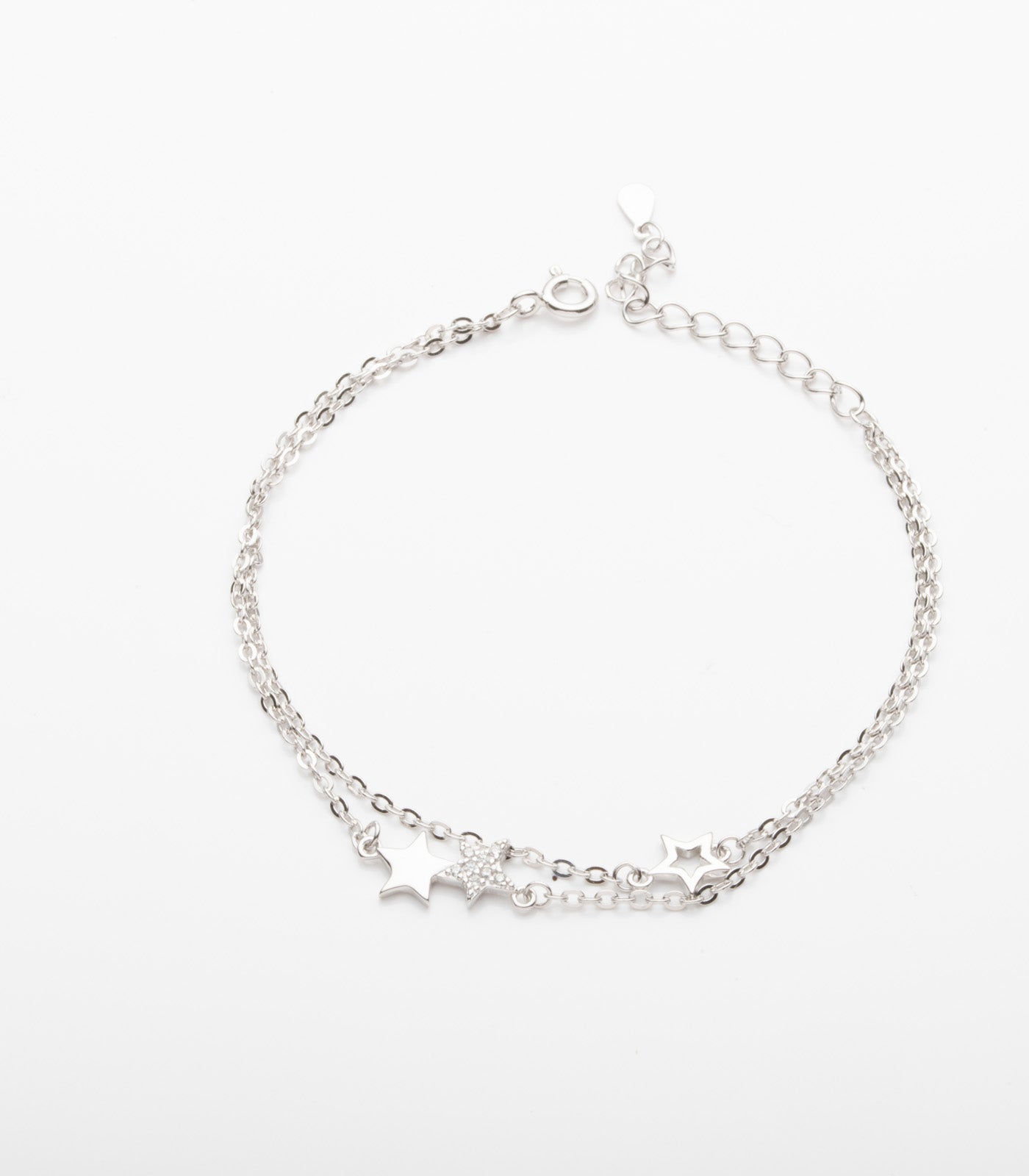 Star Charm Bracelet (Silver)