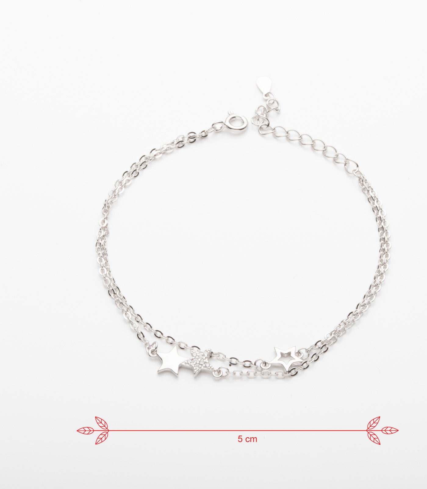 Star Charm Bracelet (Silver)