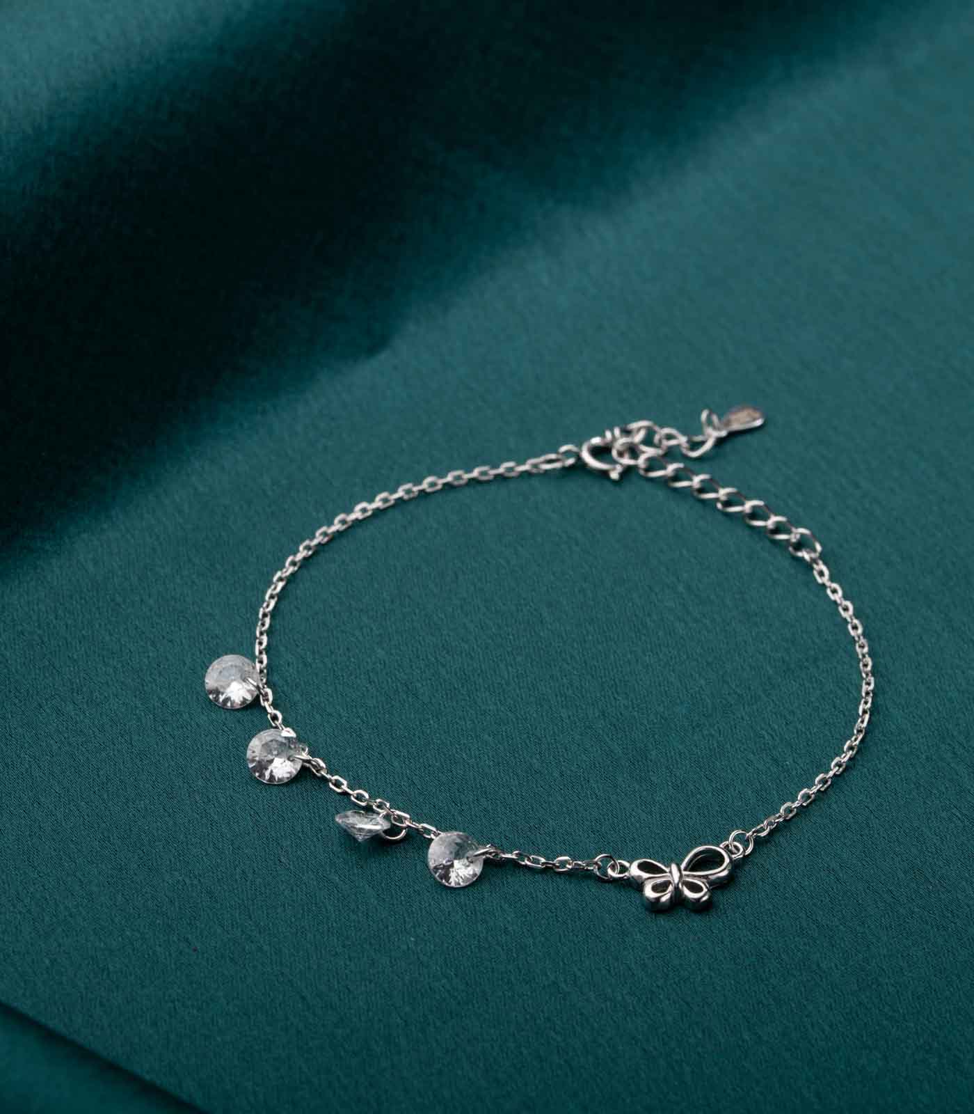 Cute Crystal Bracelet (Silver)