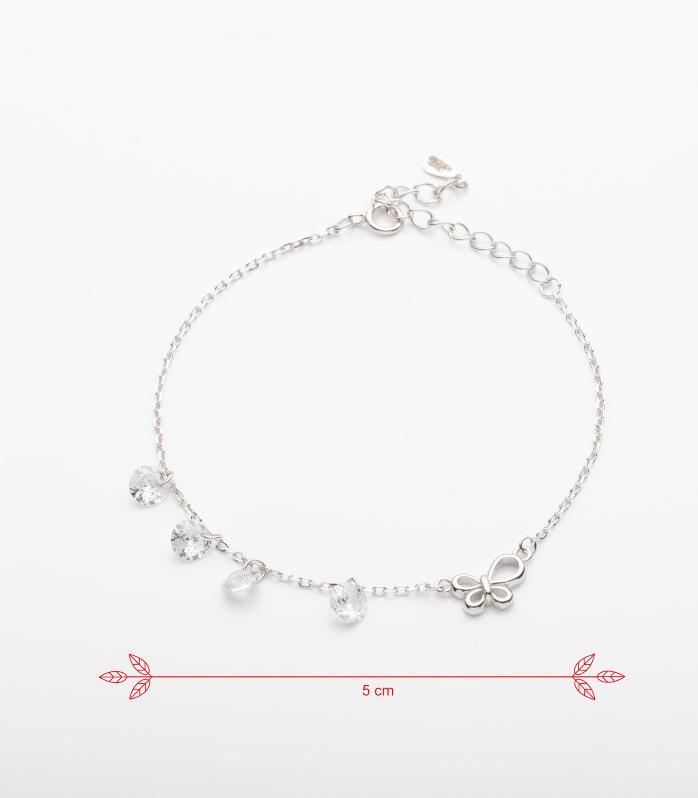 Cute Crystal Bracelet (Silver)