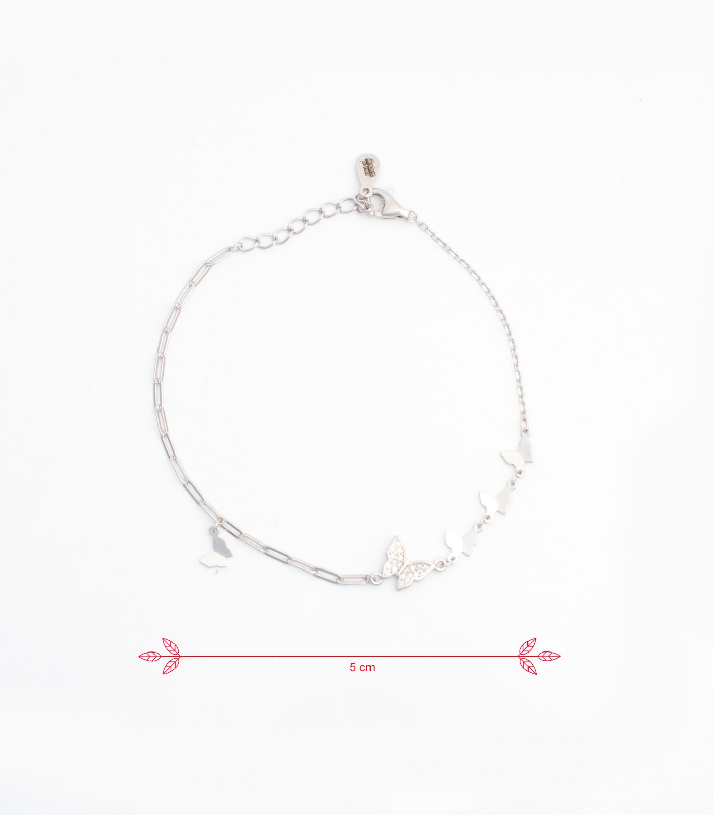 Lovely Butterflies Bracelet (Silver)