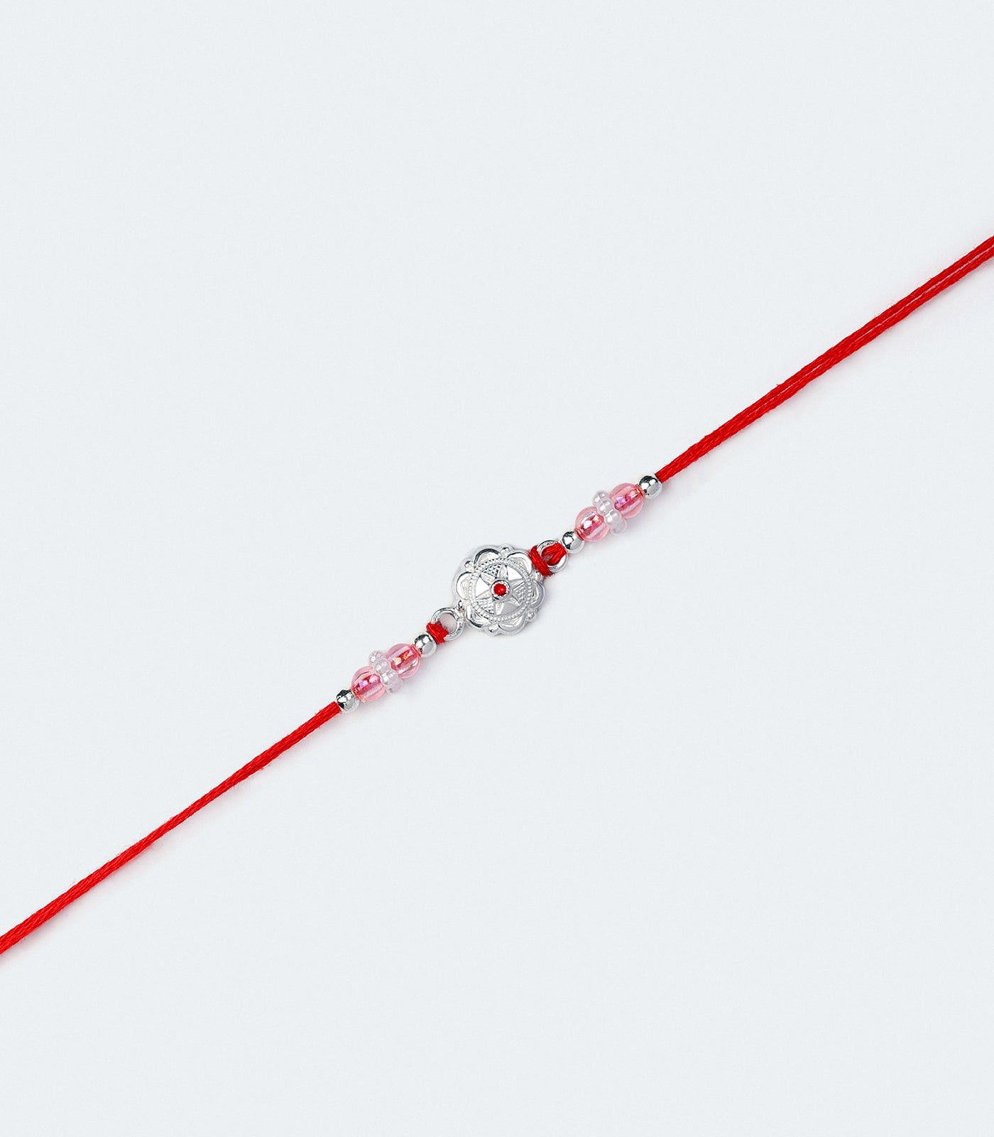 Stunning Silver Rakhi - The Elegant Star Design