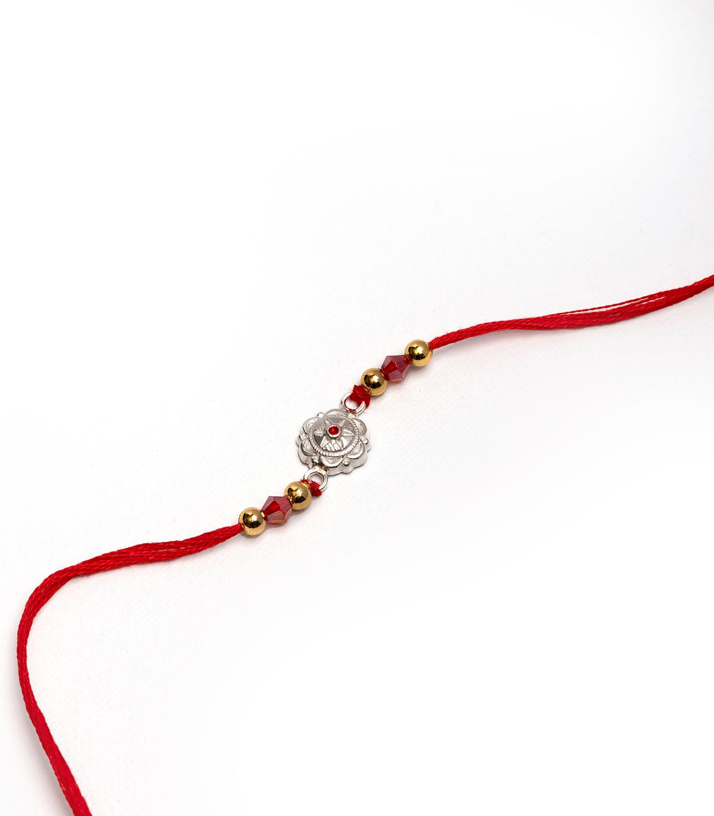 Stunning Silver Rakhi - The Elegant Star Design