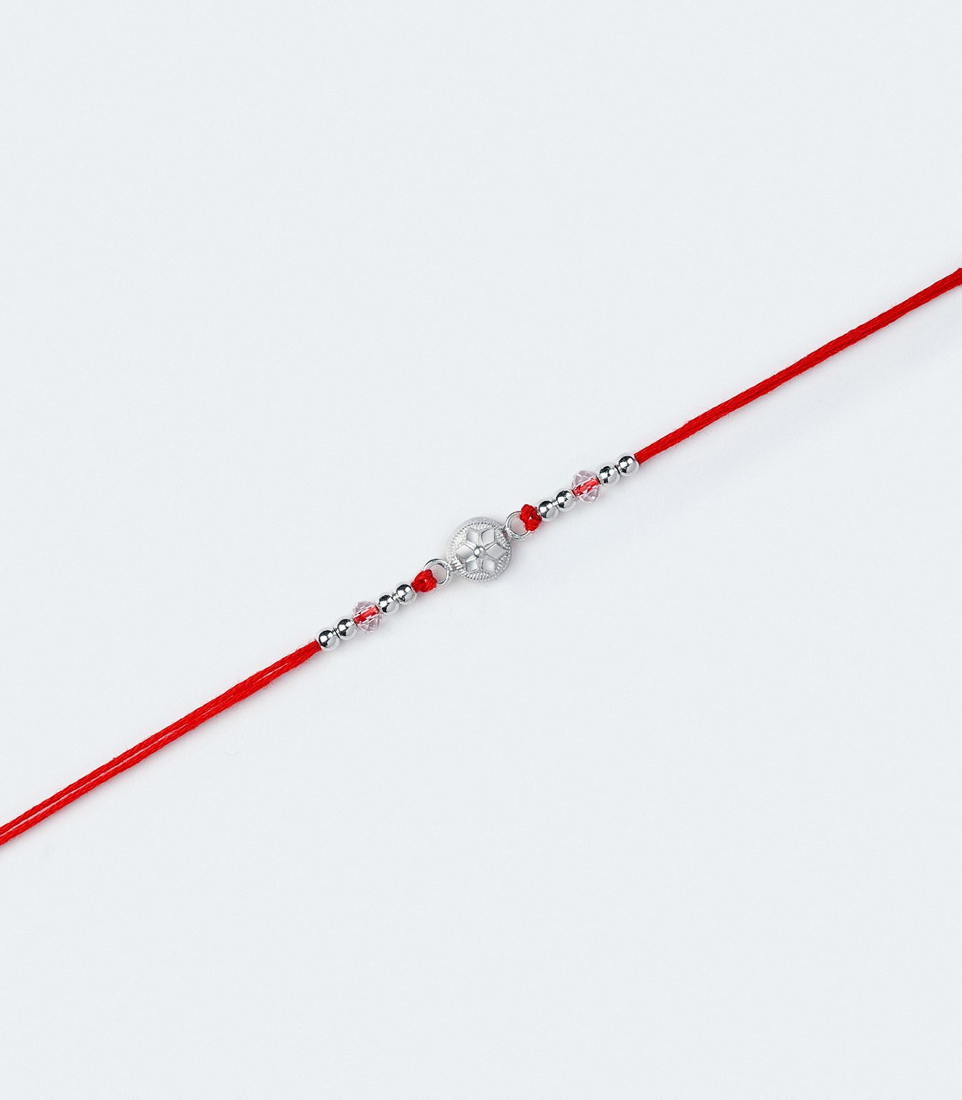 Stunning Silver Rakhi - The Elegant Star Design