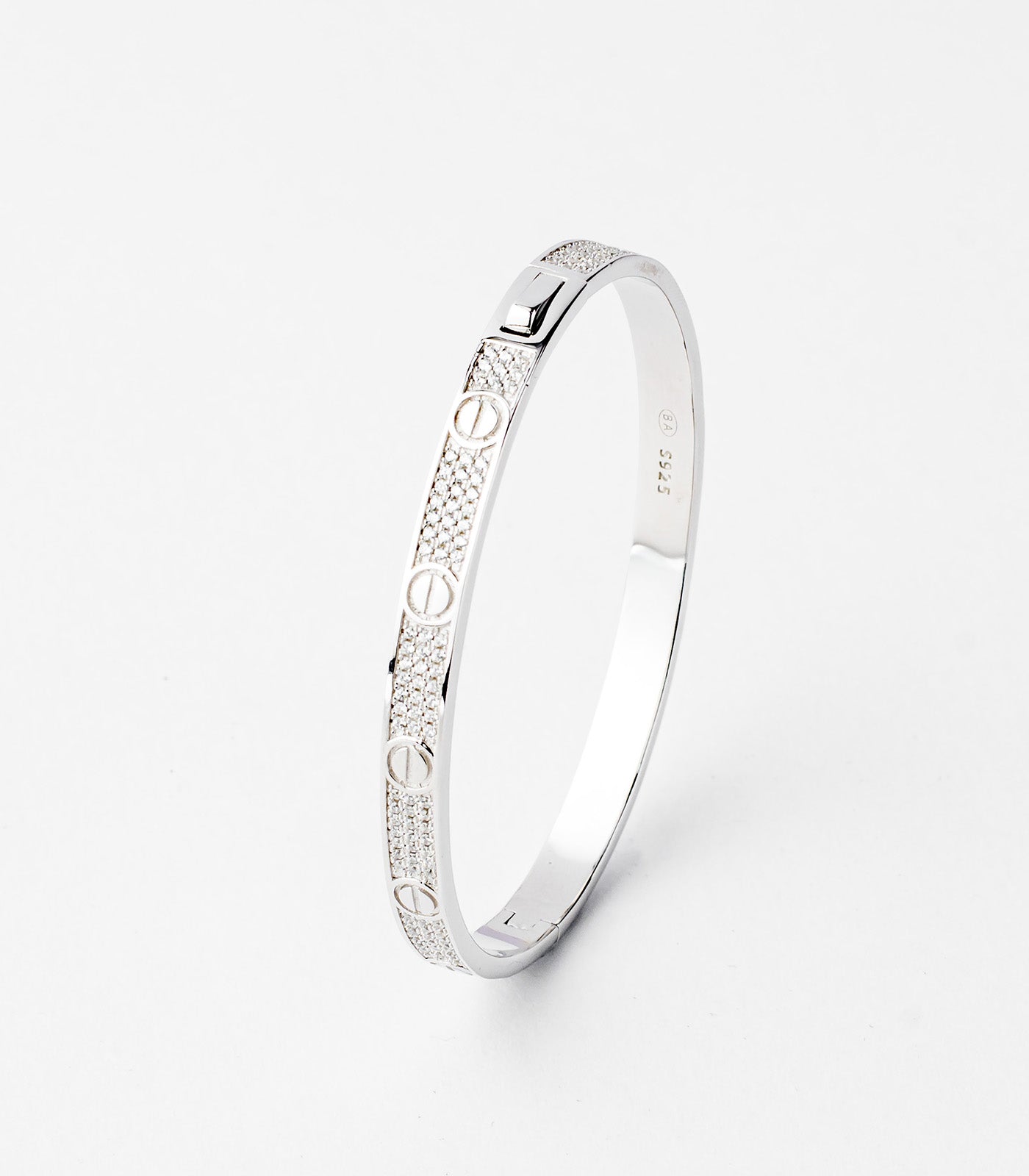 Designer Kada Bracelet (Silver)