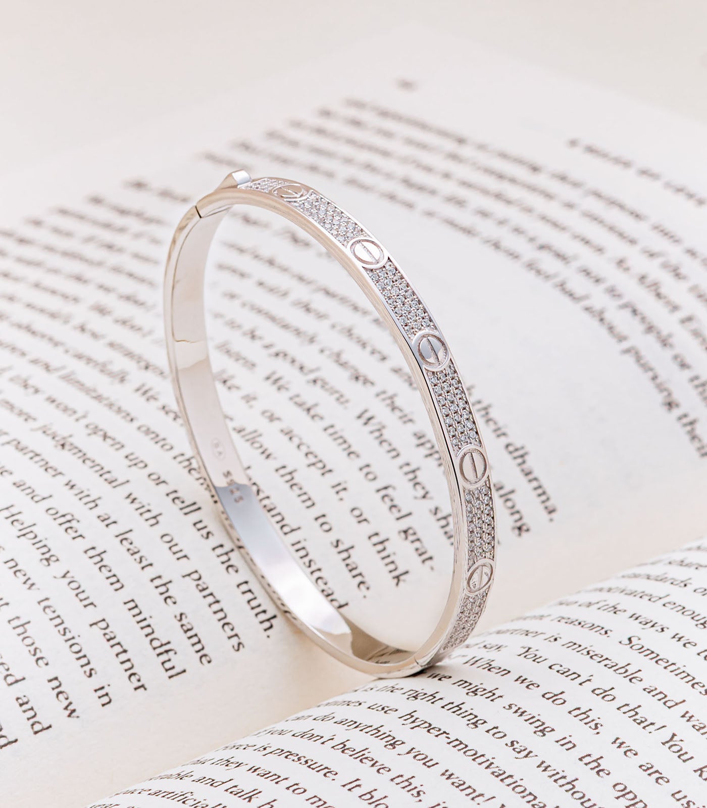 Designer Kada Bracelet (Silver)