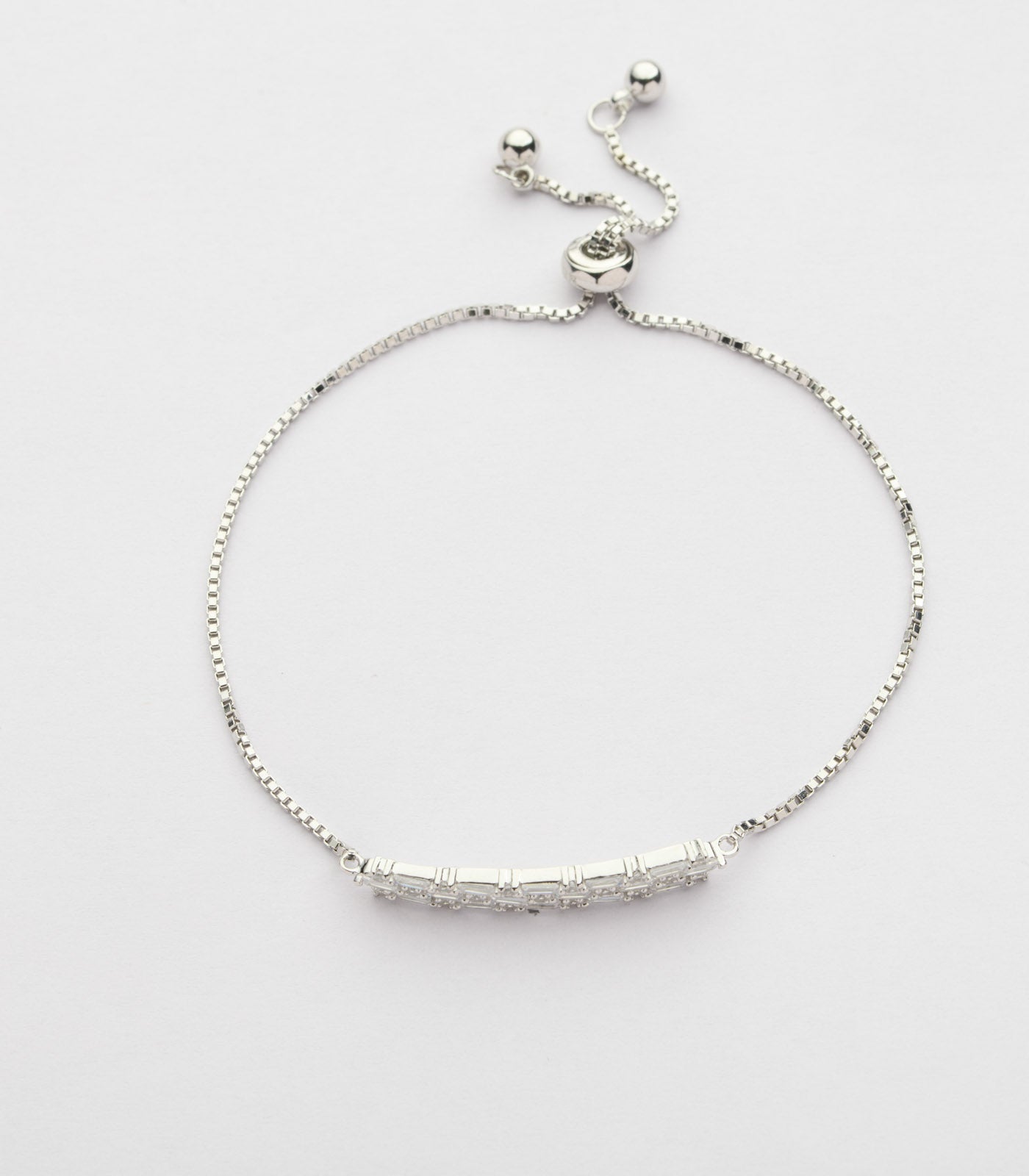 Shiny Plaza Bracelet (Silver)