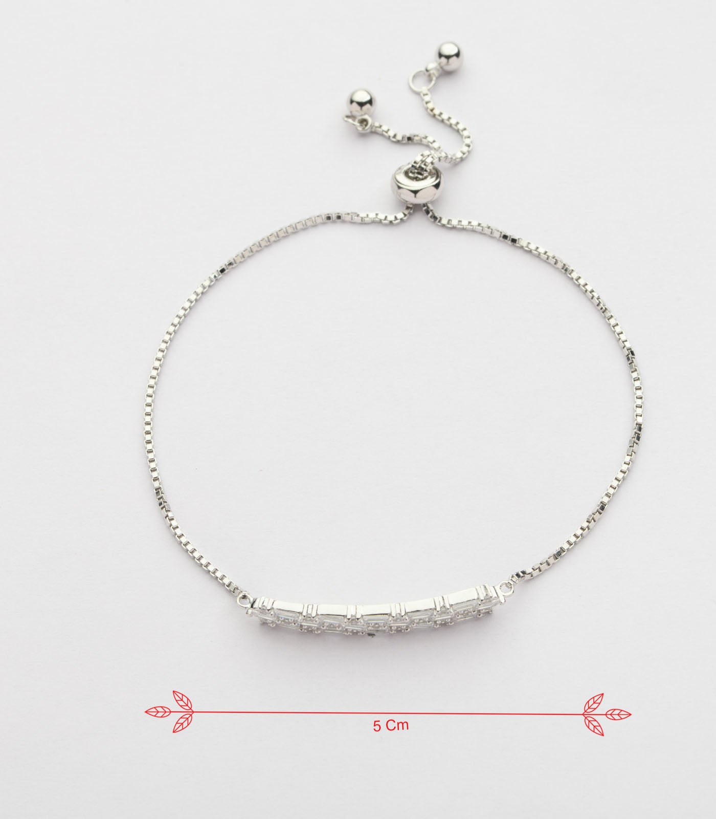Shiny Plaza Bracelet (Silver)