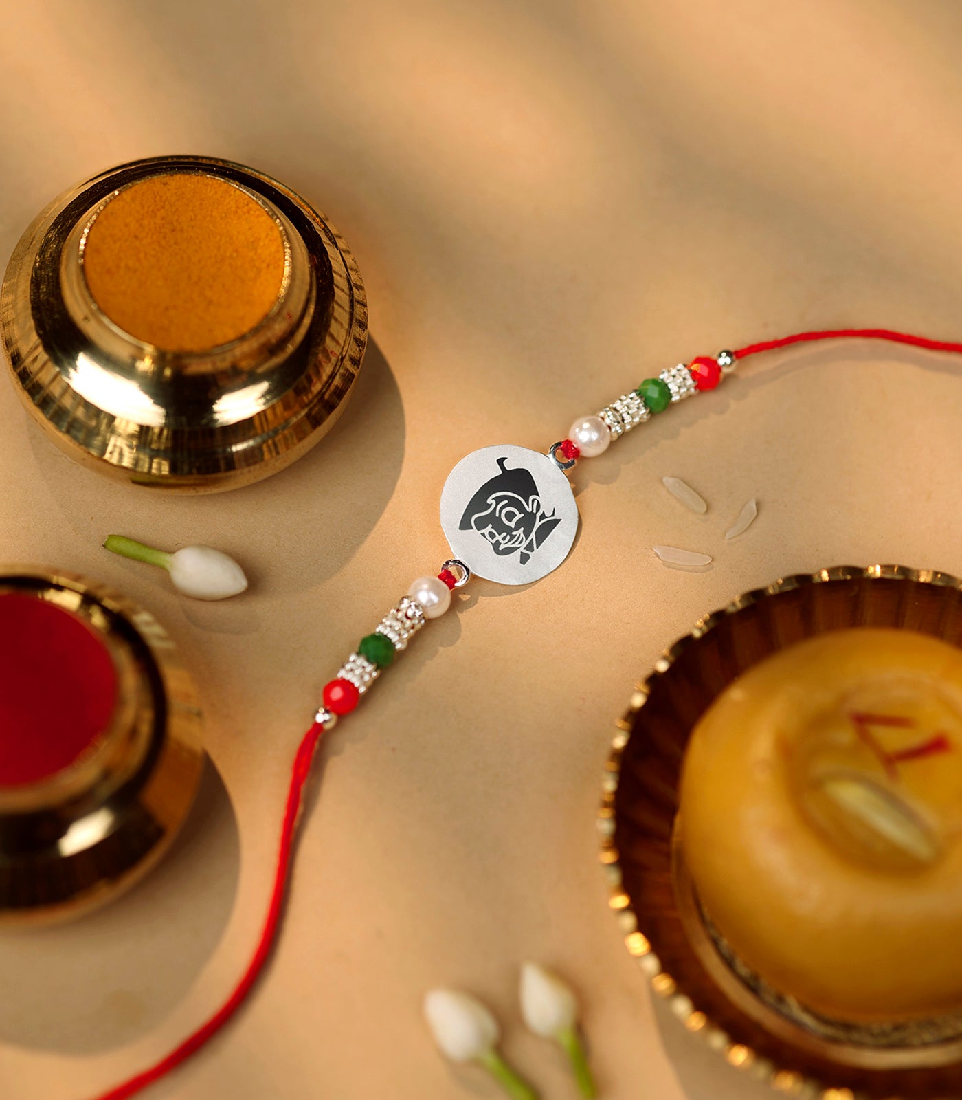 Silver Rakhi - Chota Bheem Design