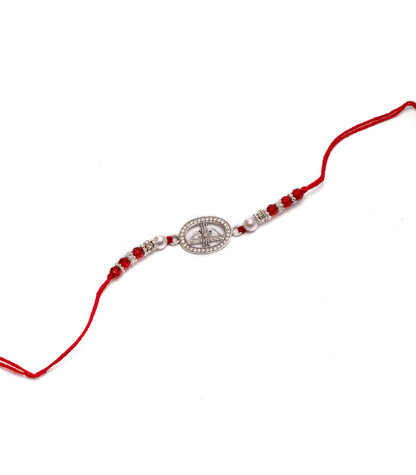 Silver Rakhi - Jay Shri Shyam Text
